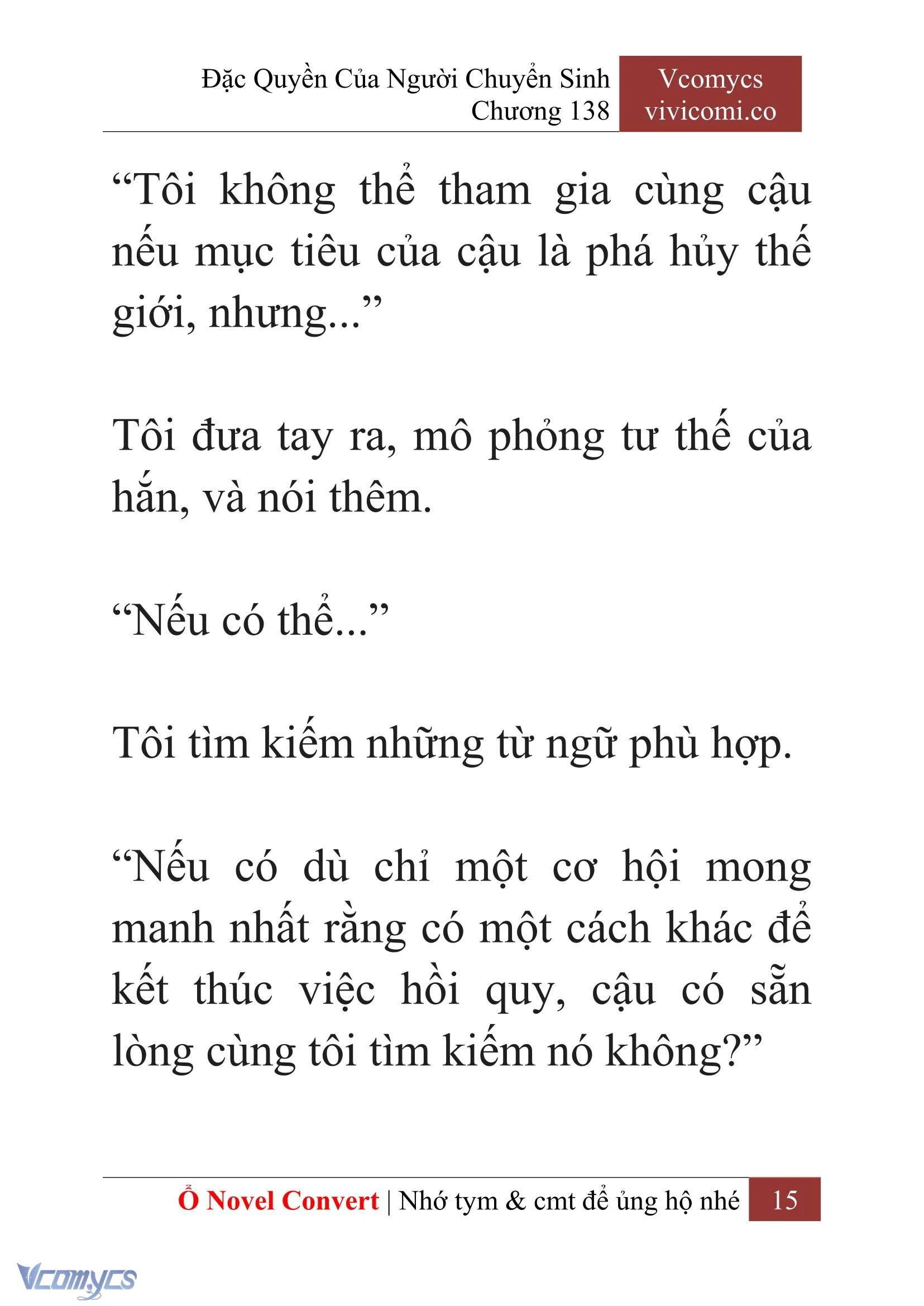 [Novel] Đặc Quyền Của Người Chuyển Sinh Chapter  138 - 17