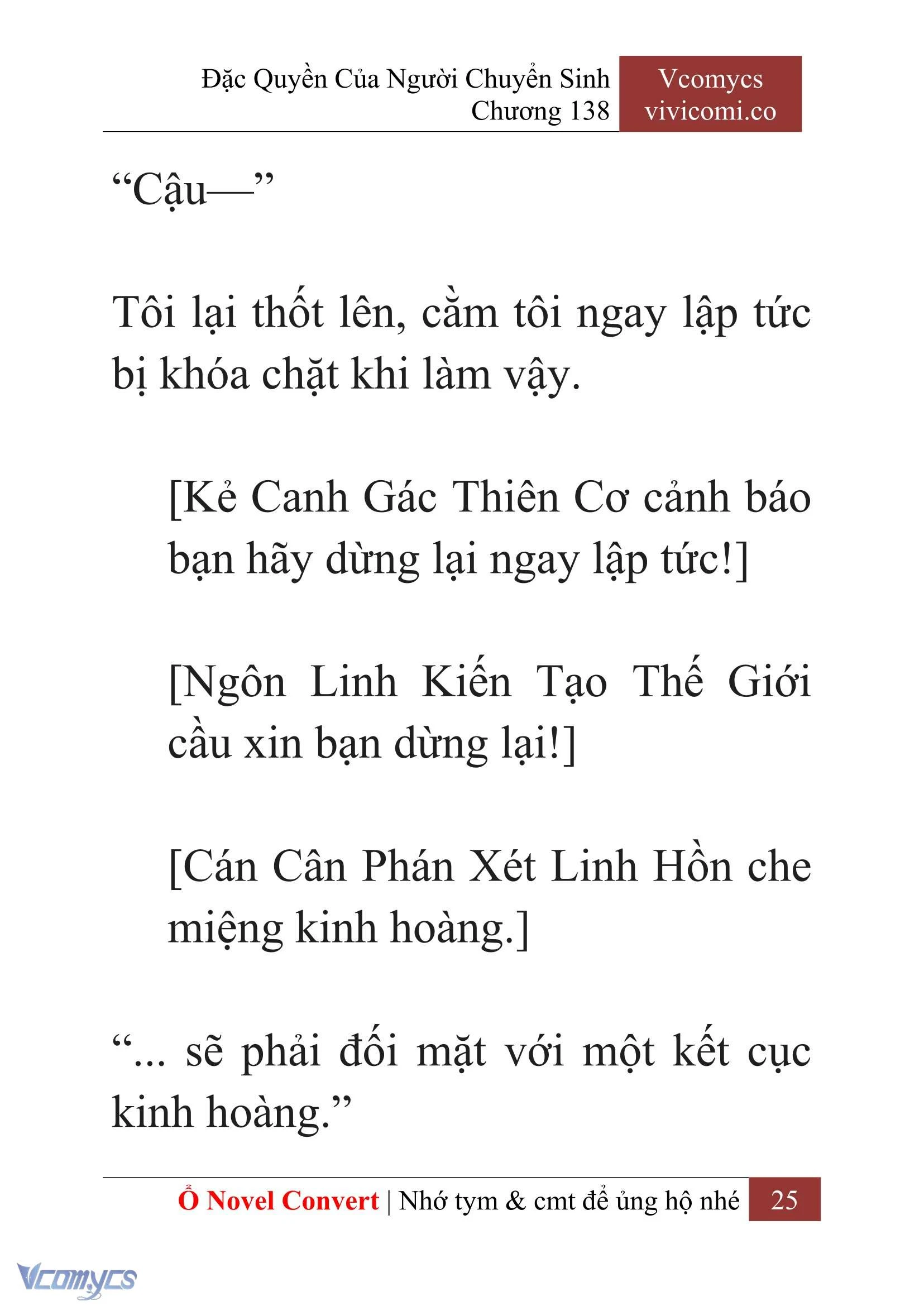 [Novel] Đặc Quyền Của Người Chuyển Sinh Chapter  138 - 27
