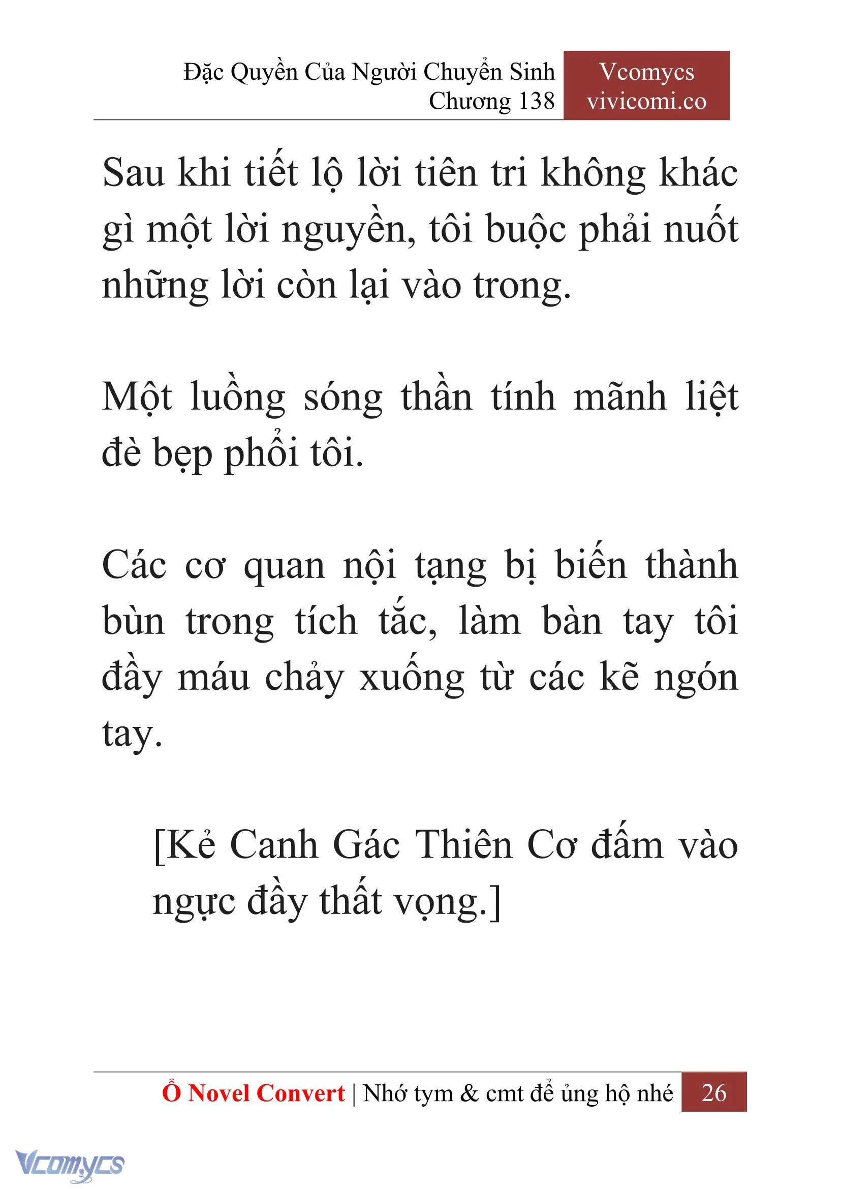 [Novel] Đặc Quyền Của Người Chuyển Sinh Chapter  138 - 28