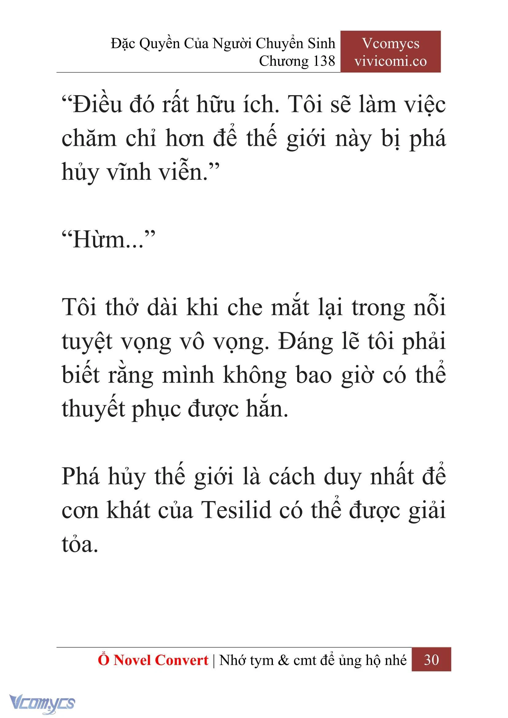 [Novel] Đặc Quyền Của Người Chuyển Sinh Chapter  138 - 32