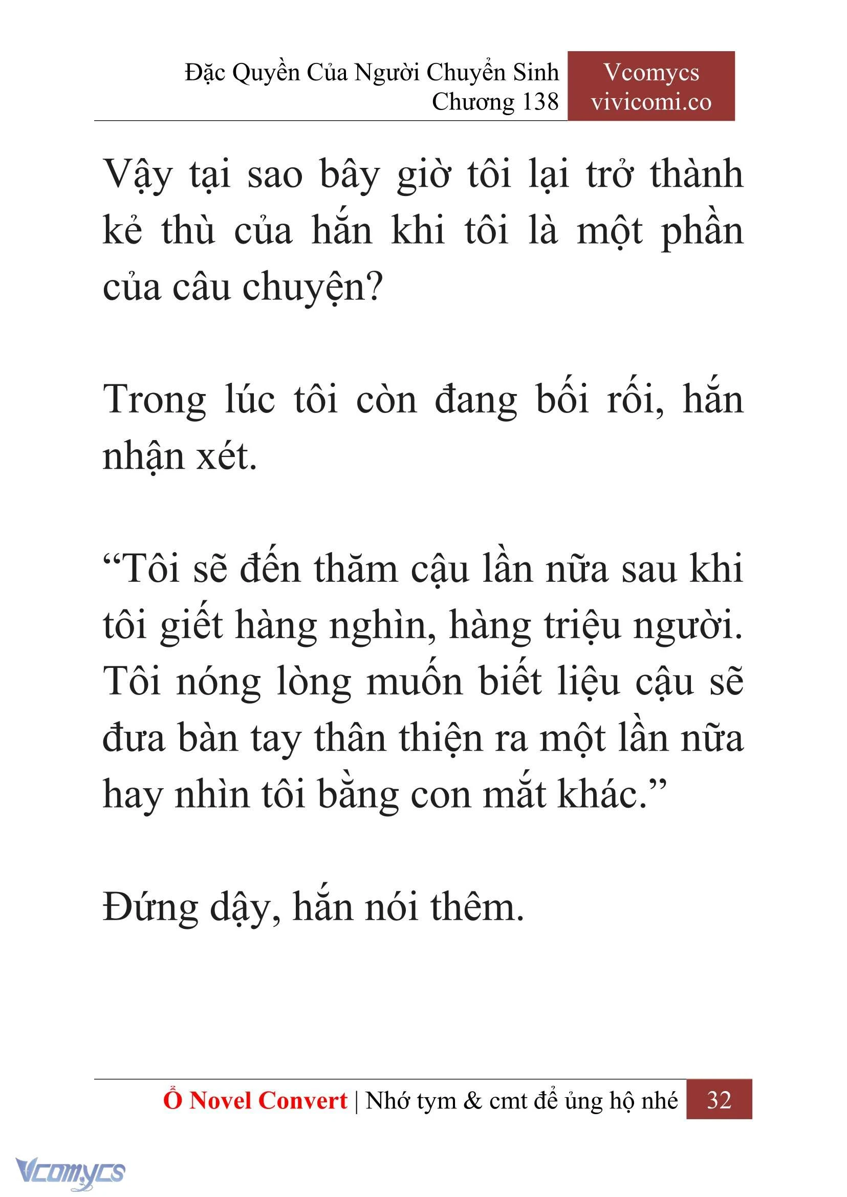 [Novel] Đặc Quyền Của Người Chuyển Sinh Chapter  138 - 34