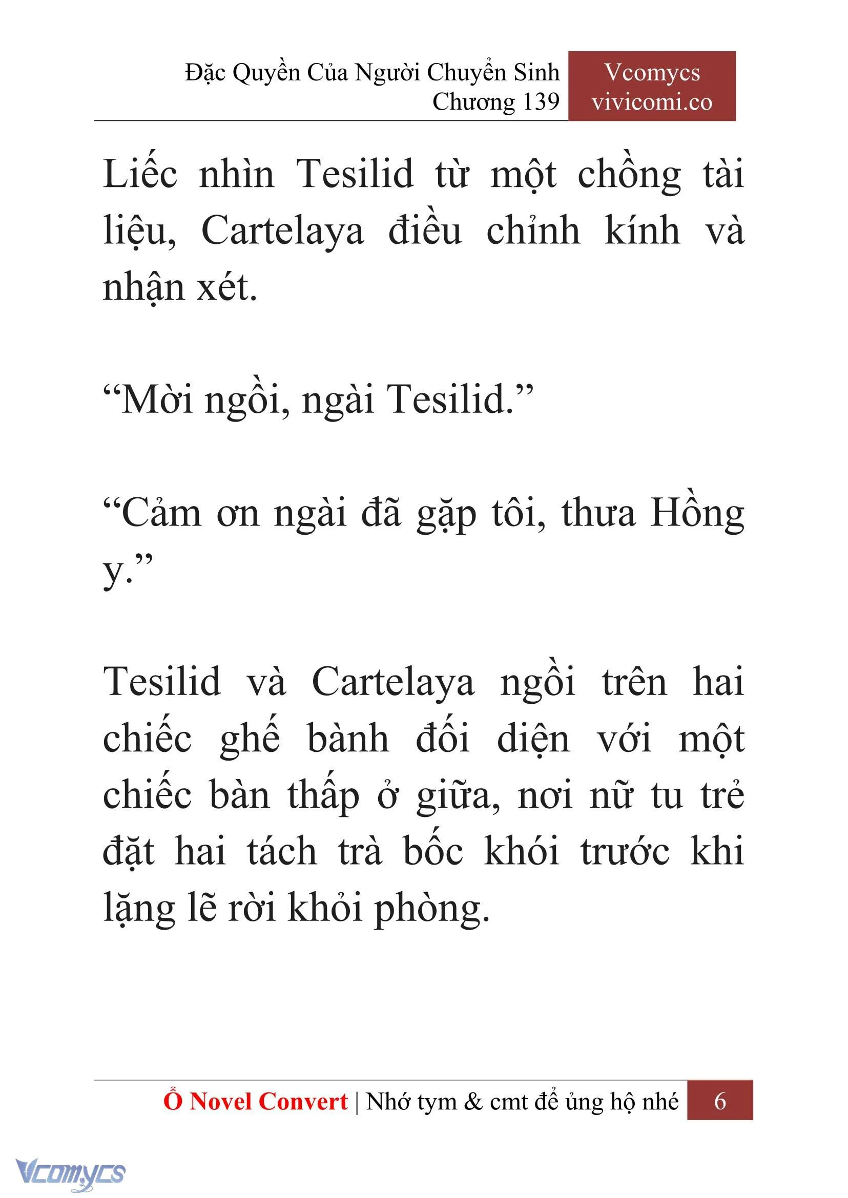 [Novel] Đặc Quyền Của Người Chuyển Sinh Chapter  139 - 8