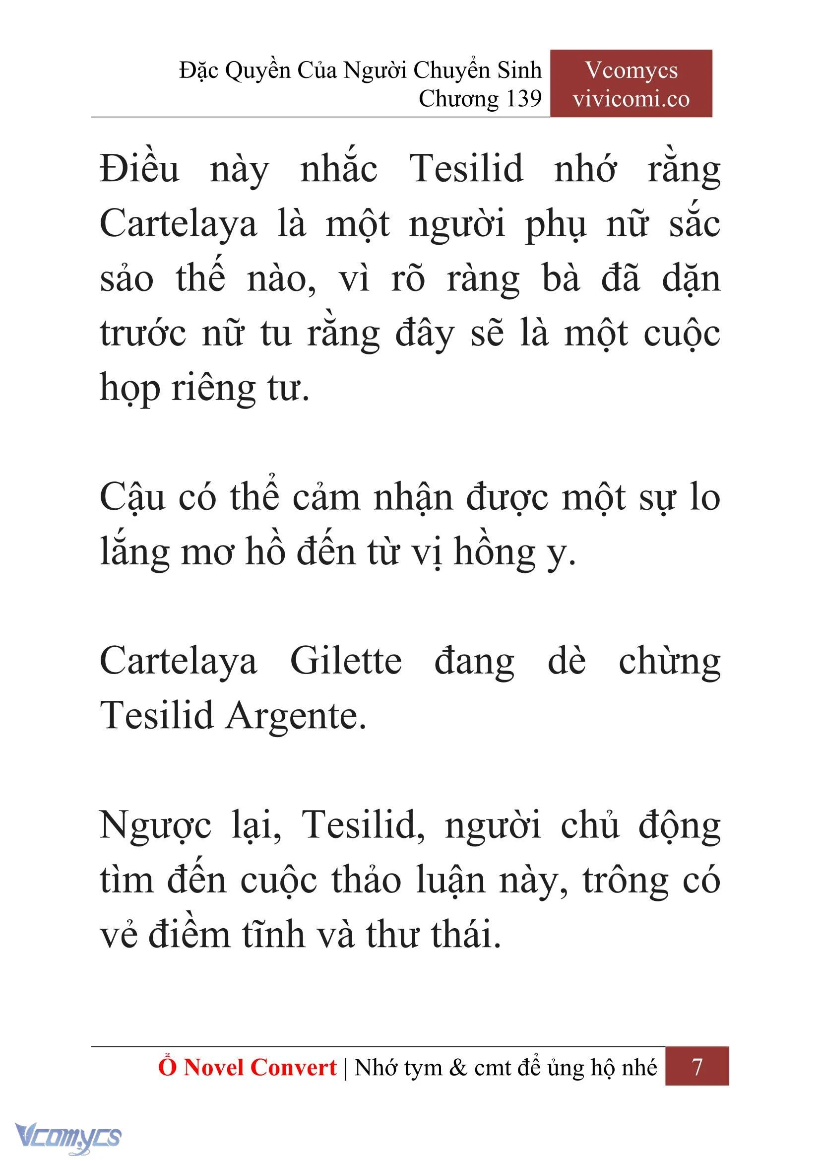 [Novel] Đặc Quyền Của Người Chuyển Sinh Chapter  139 - 9