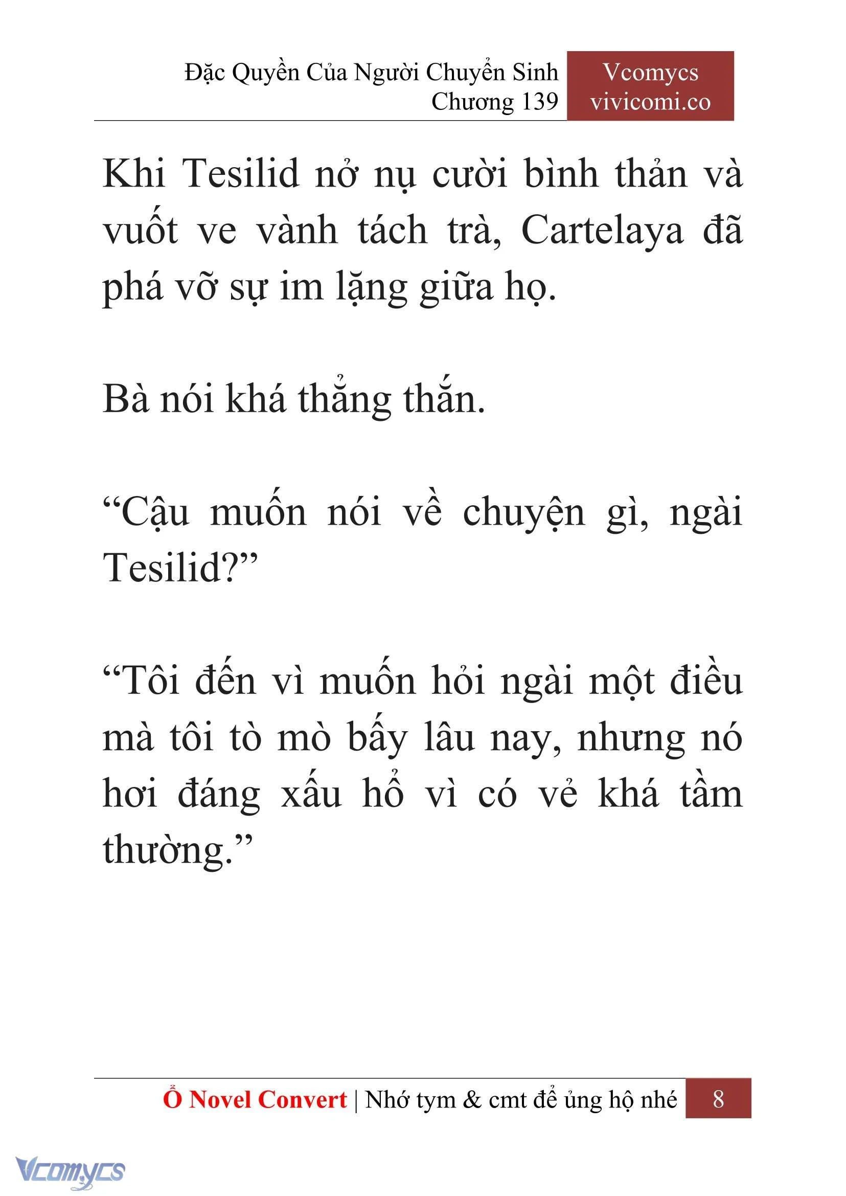 [Novel] Đặc Quyền Của Người Chuyển Sinh Chapter  139 - 10