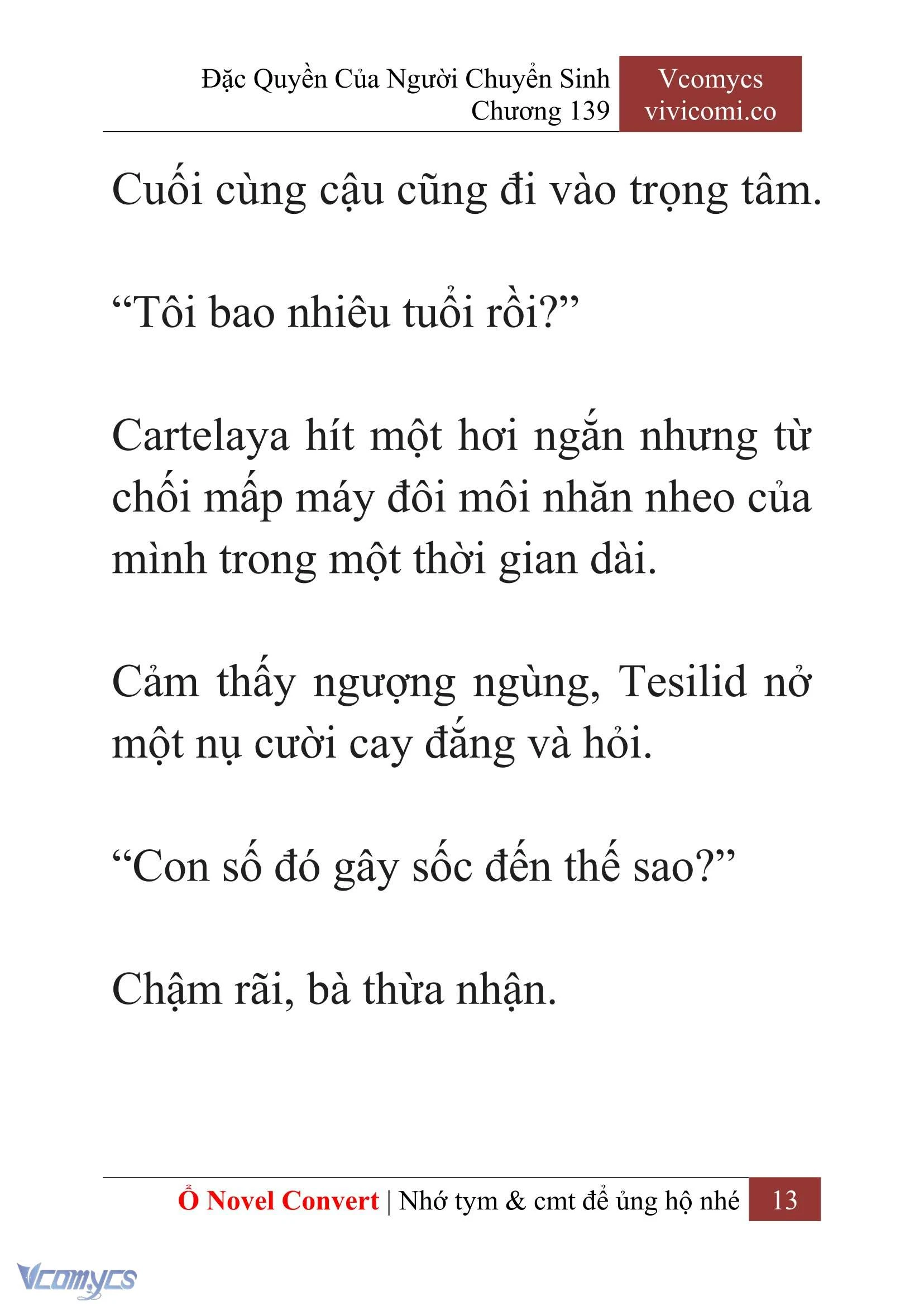 [Novel] Đặc Quyền Của Người Chuyển Sinh Chapter  139 - 15