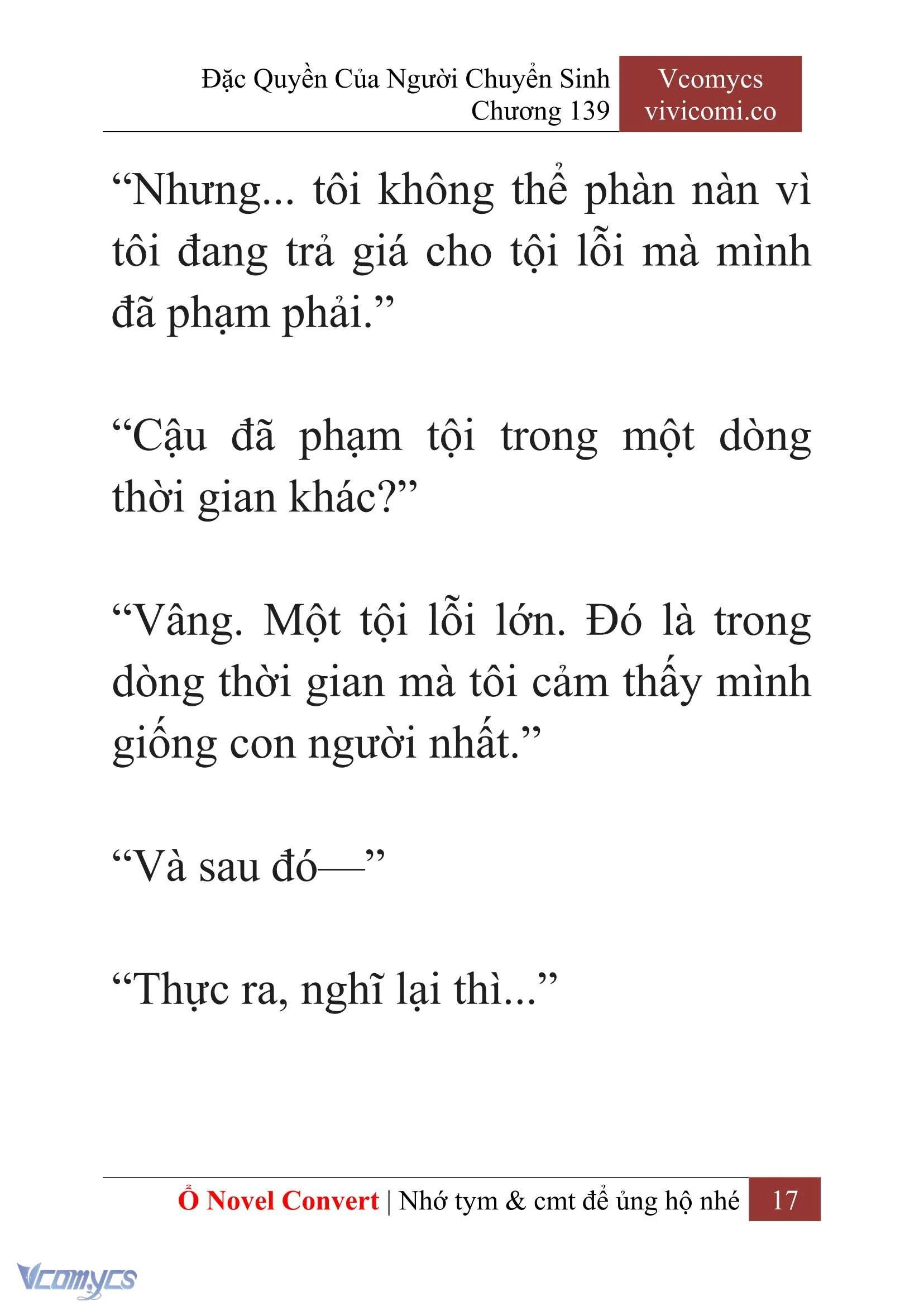 [Novel] Đặc Quyền Của Người Chuyển Sinh Chapter  139 - 19
