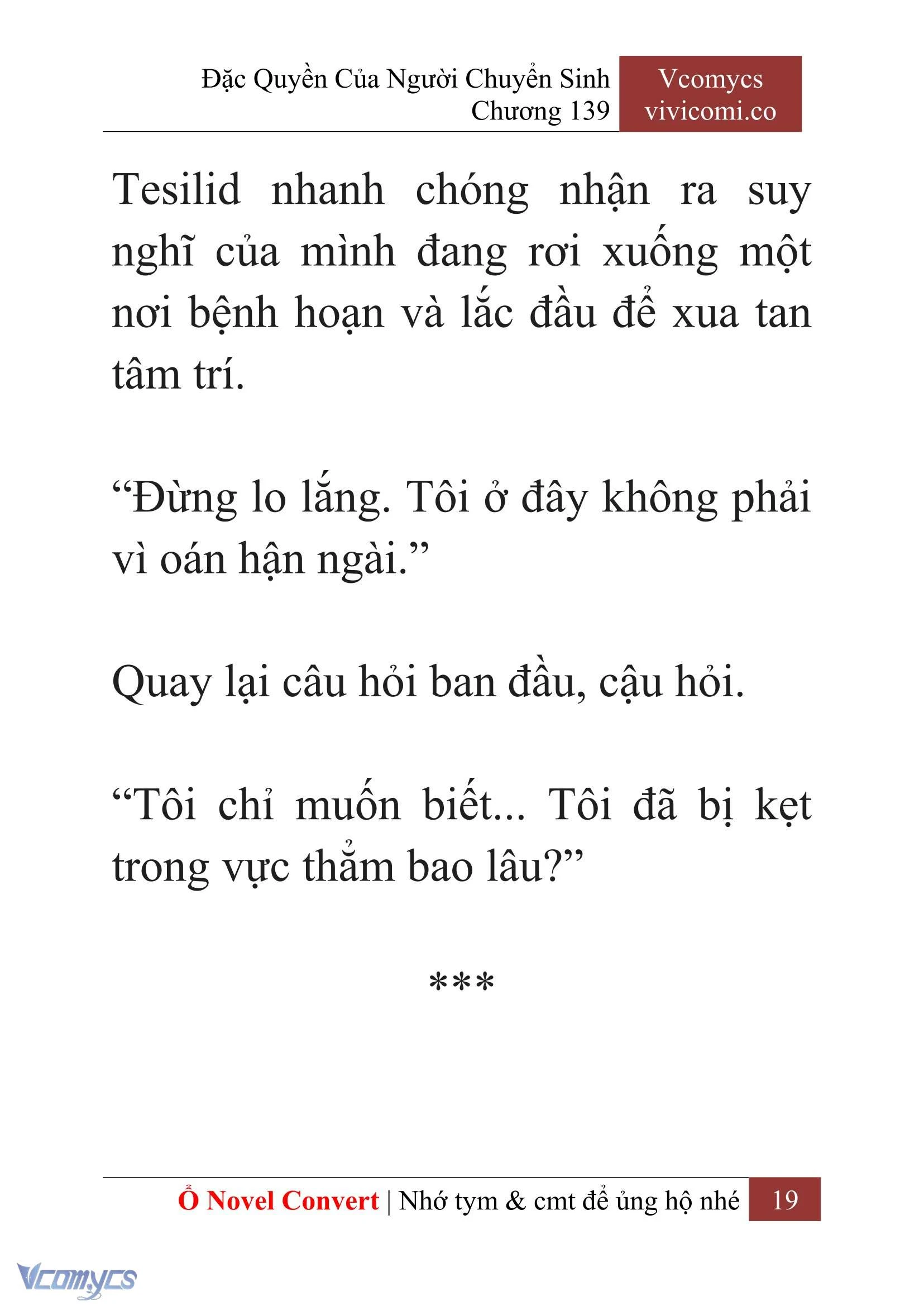 [Novel] Đặc Quyền Của Người Chuyển Sinh Chapter  139 - 21