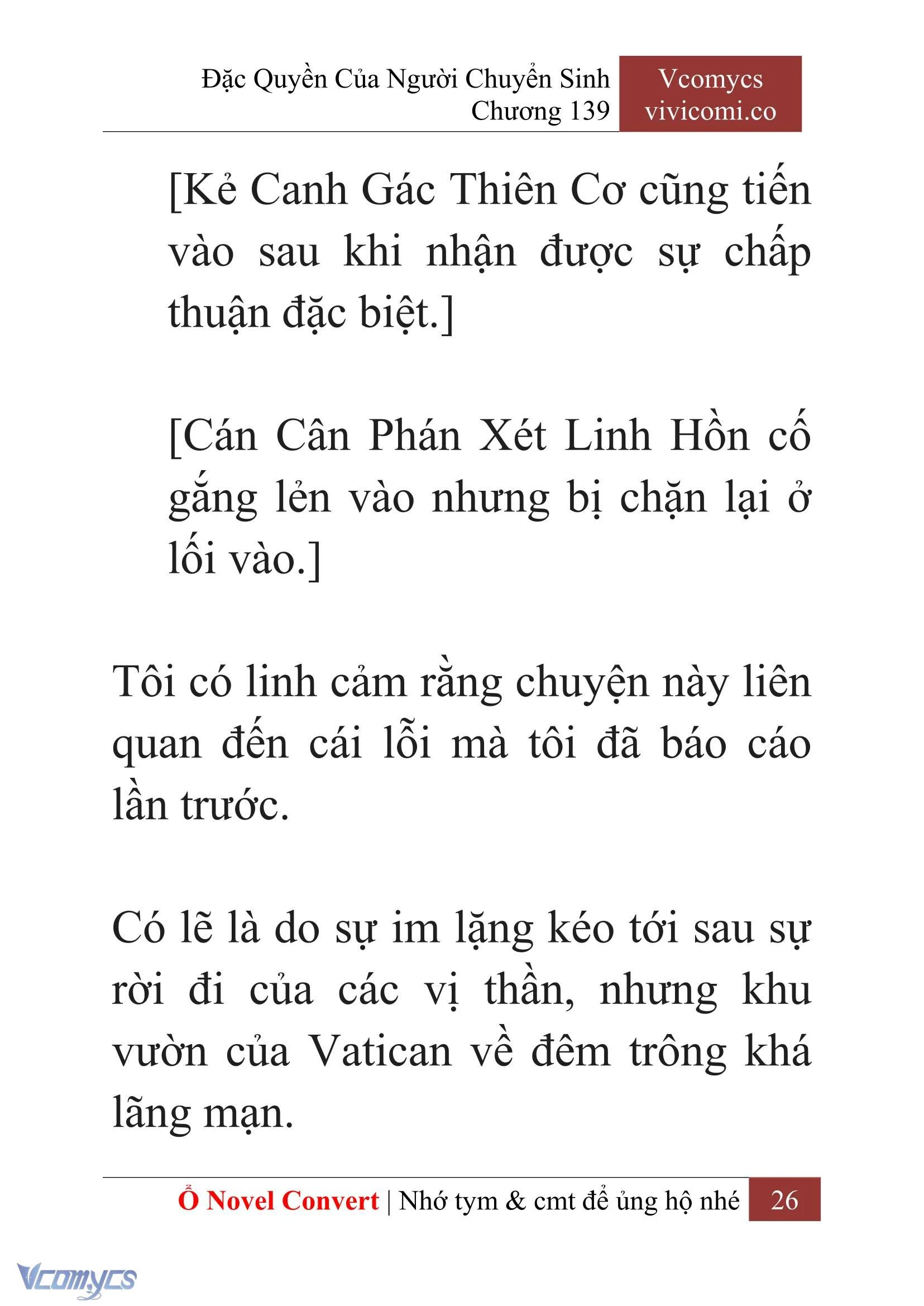 [Novel] Đặc Quyền Của Người Chuyển Sinh Chapter  139 - 28
