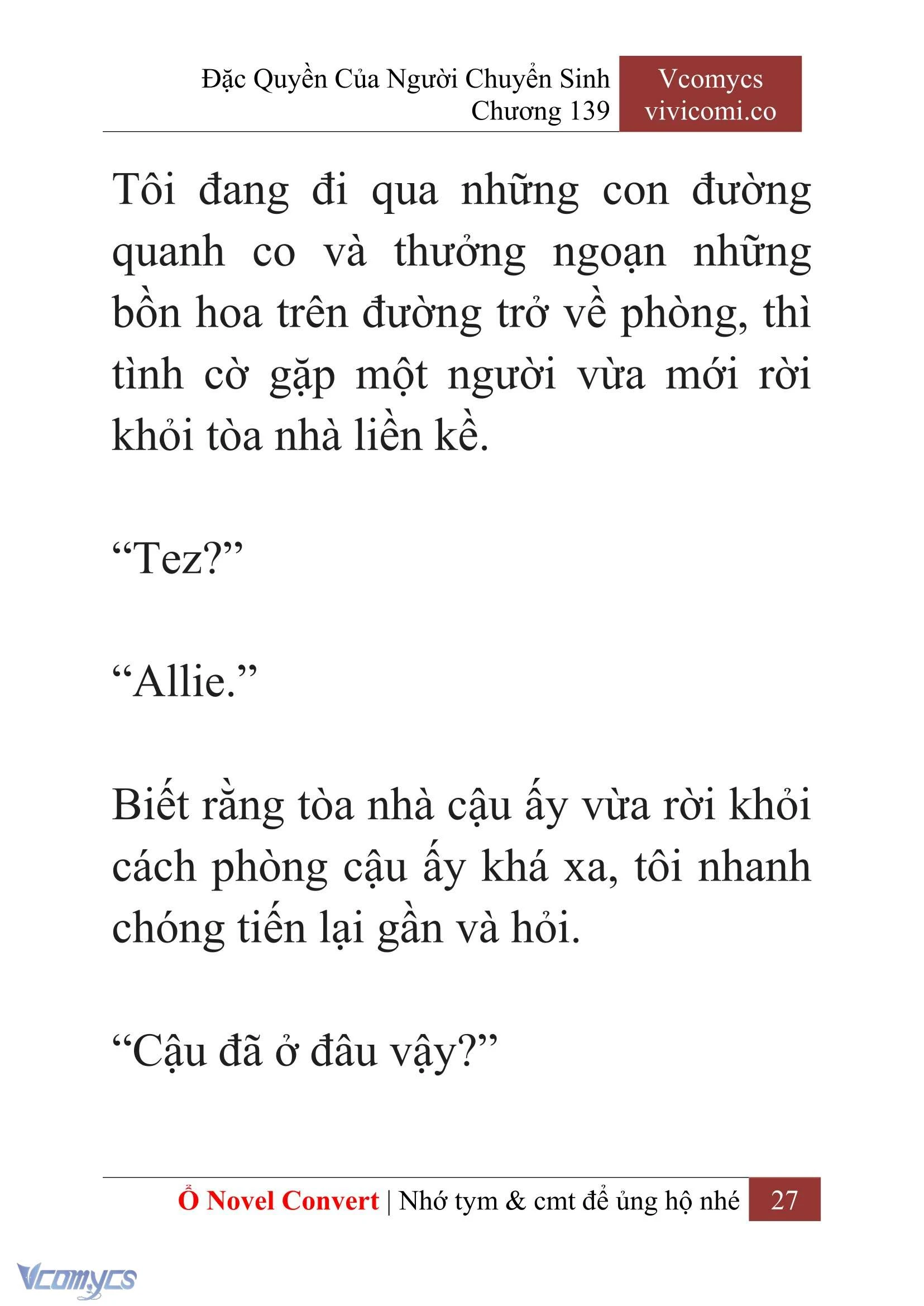 [Novel] Đặc Quyền Của Người Chuyển Sinh Chapter  139 - 29