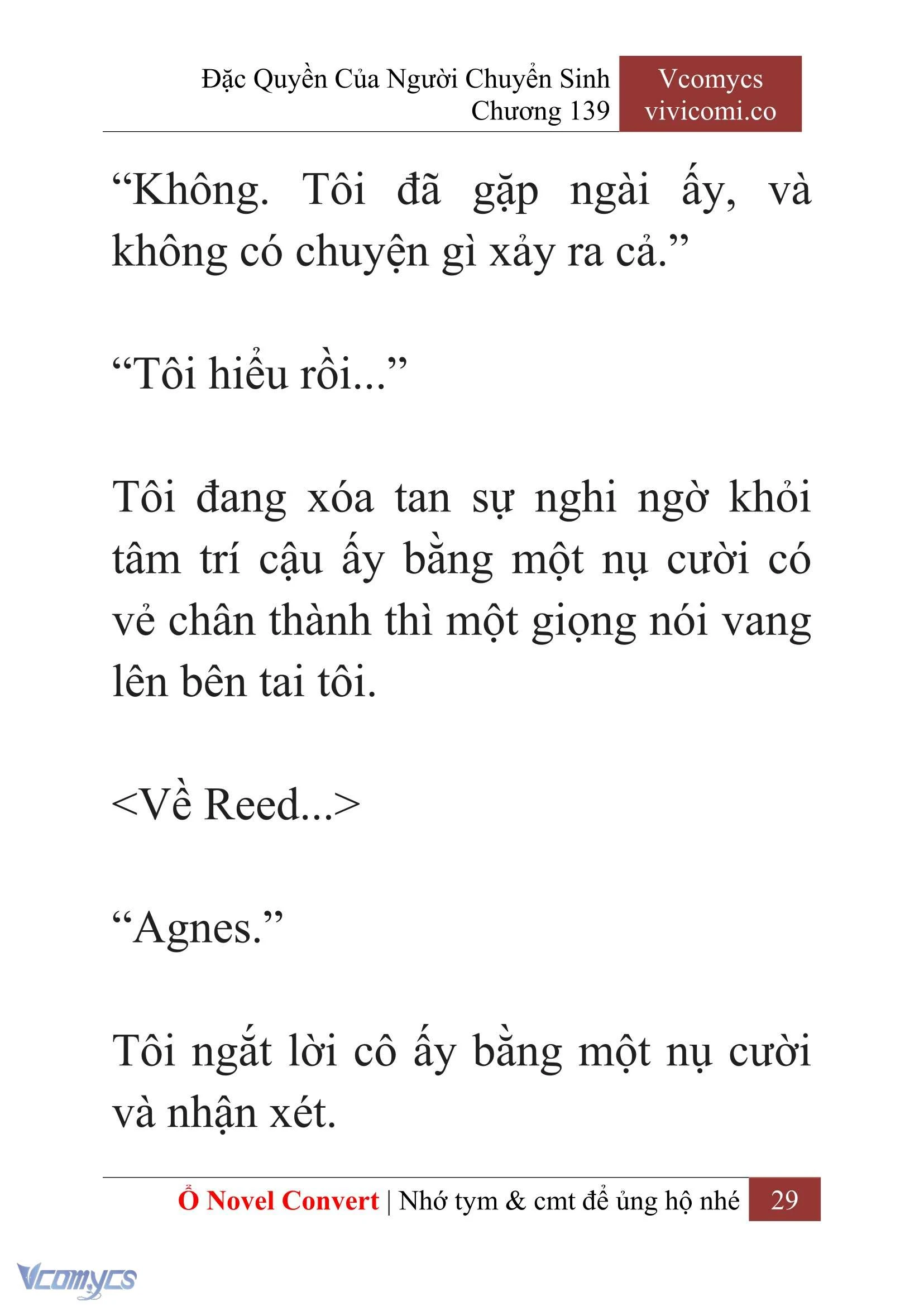 [Novel] Đặc Quyền Của Người Chuyển Sinh Chapter  139 - 31