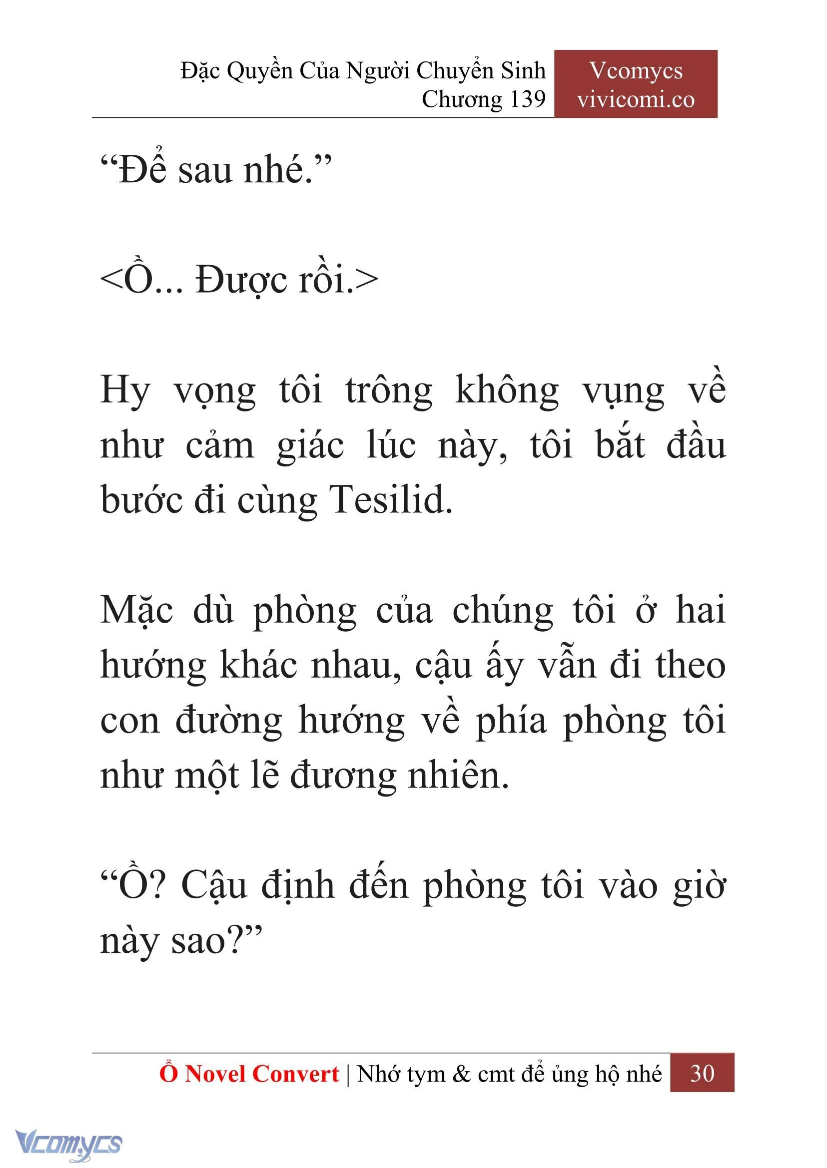 [Novel] Đặc Quyền Của Người Chuyển Sinh Chapter  139 - 32