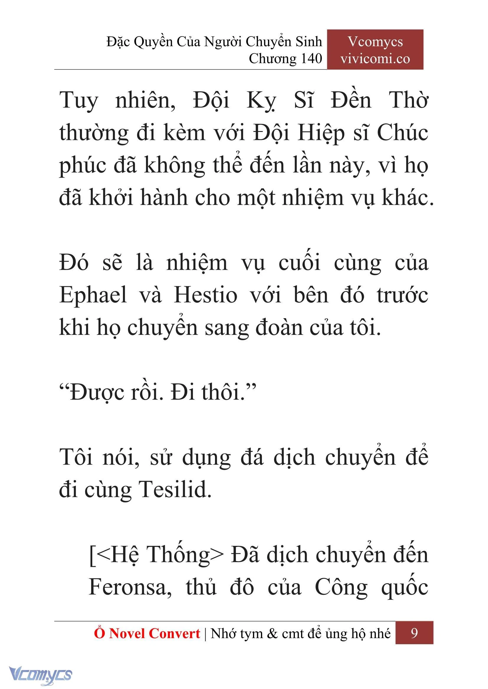 [Novel] Đặc Quyền Của Người Chuyển Sinh Chapter  140 - 11