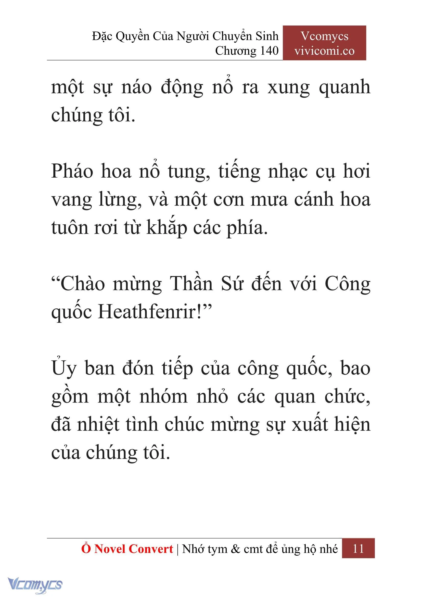 [Novel] Đặc Quyền Của Người Chuyển Sinh Chapter  140 - 13