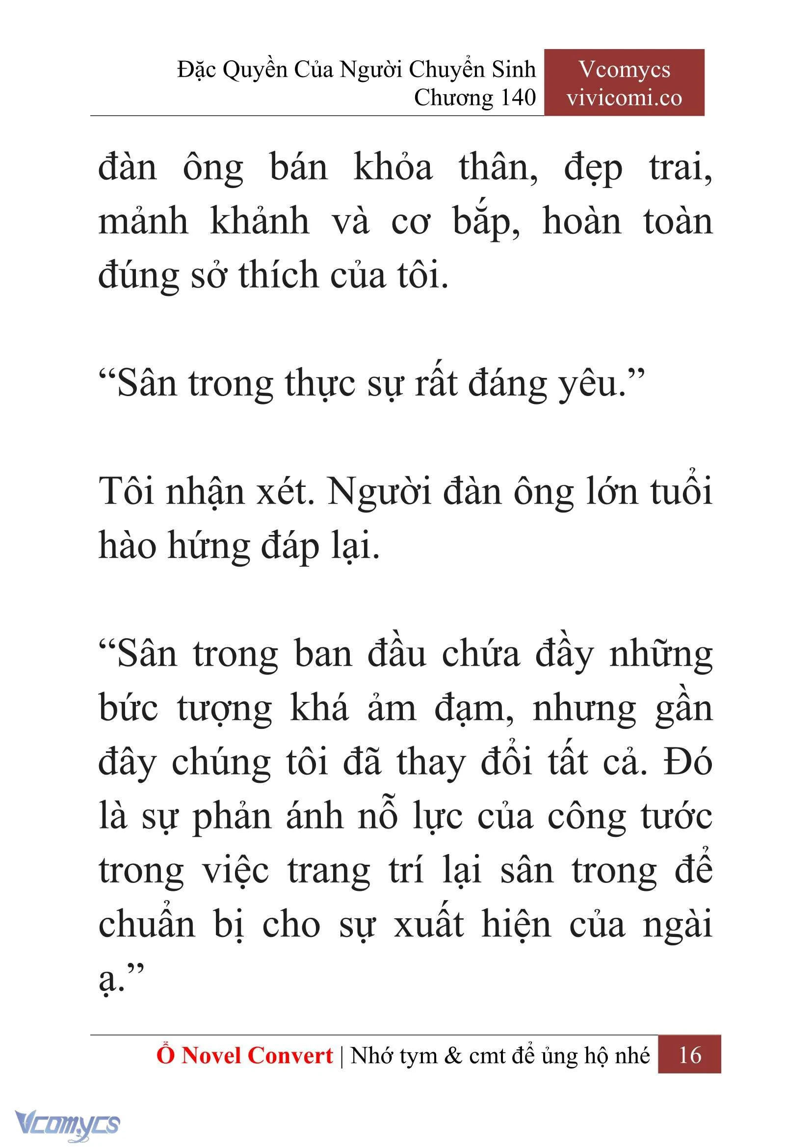 [Novel] Đặc Quyền Của Người Chuyển Sinh Chapter  140 - 18