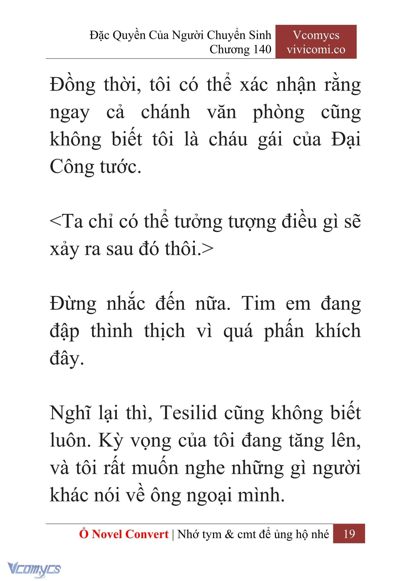 [Novel] Đặc Quyền Của Người Chuyển Sinh Chapter  140 - 21