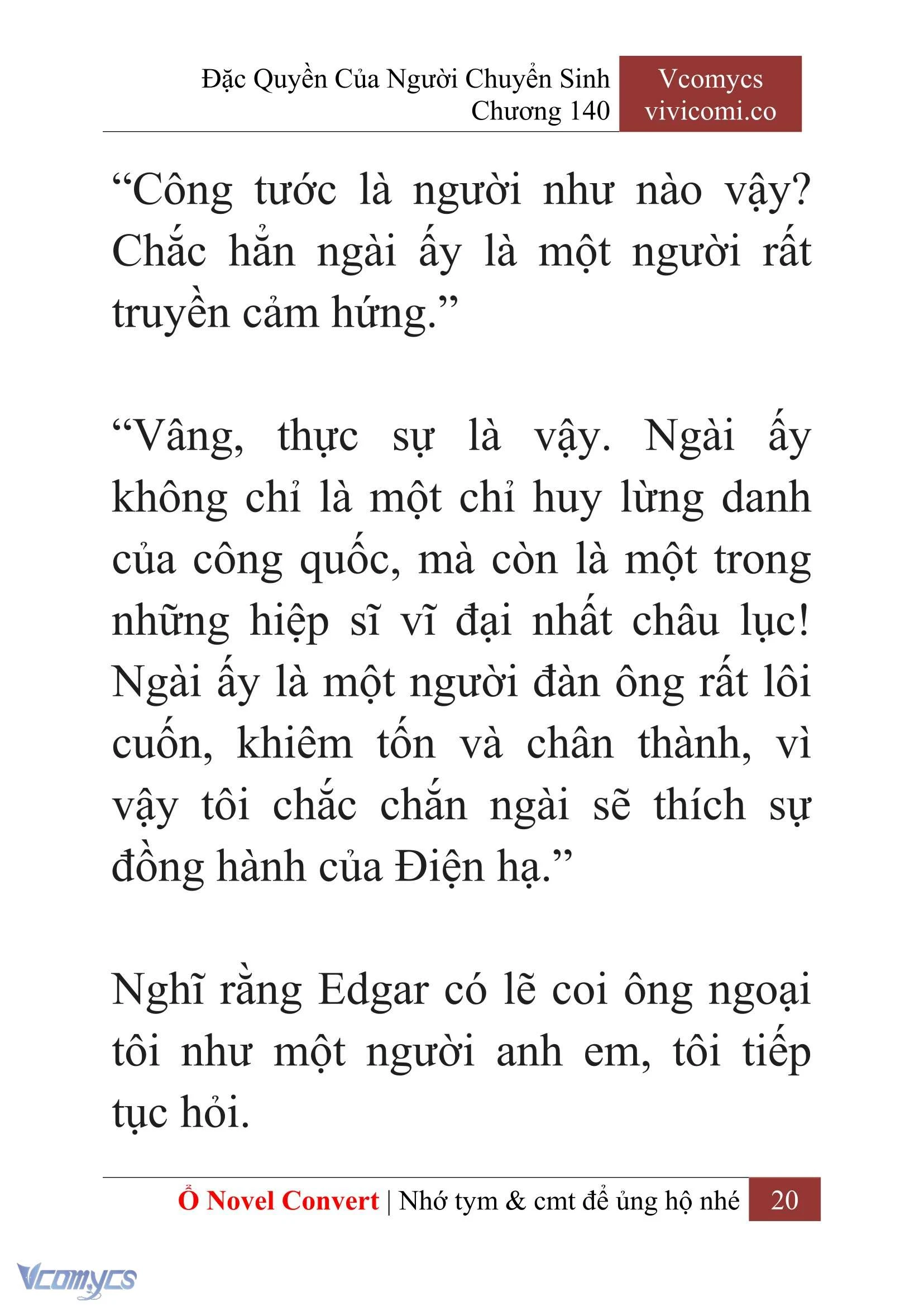 [Novel] Đặc Quyền Của Người Chuyển Sinh Chapter  140 - 22