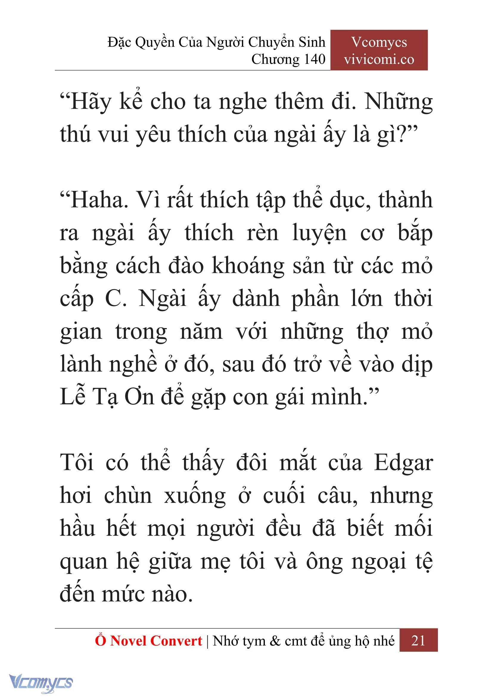 [Novel] Đặc Quyền Của Người Chuyển Sinh Chapter  140 - 23