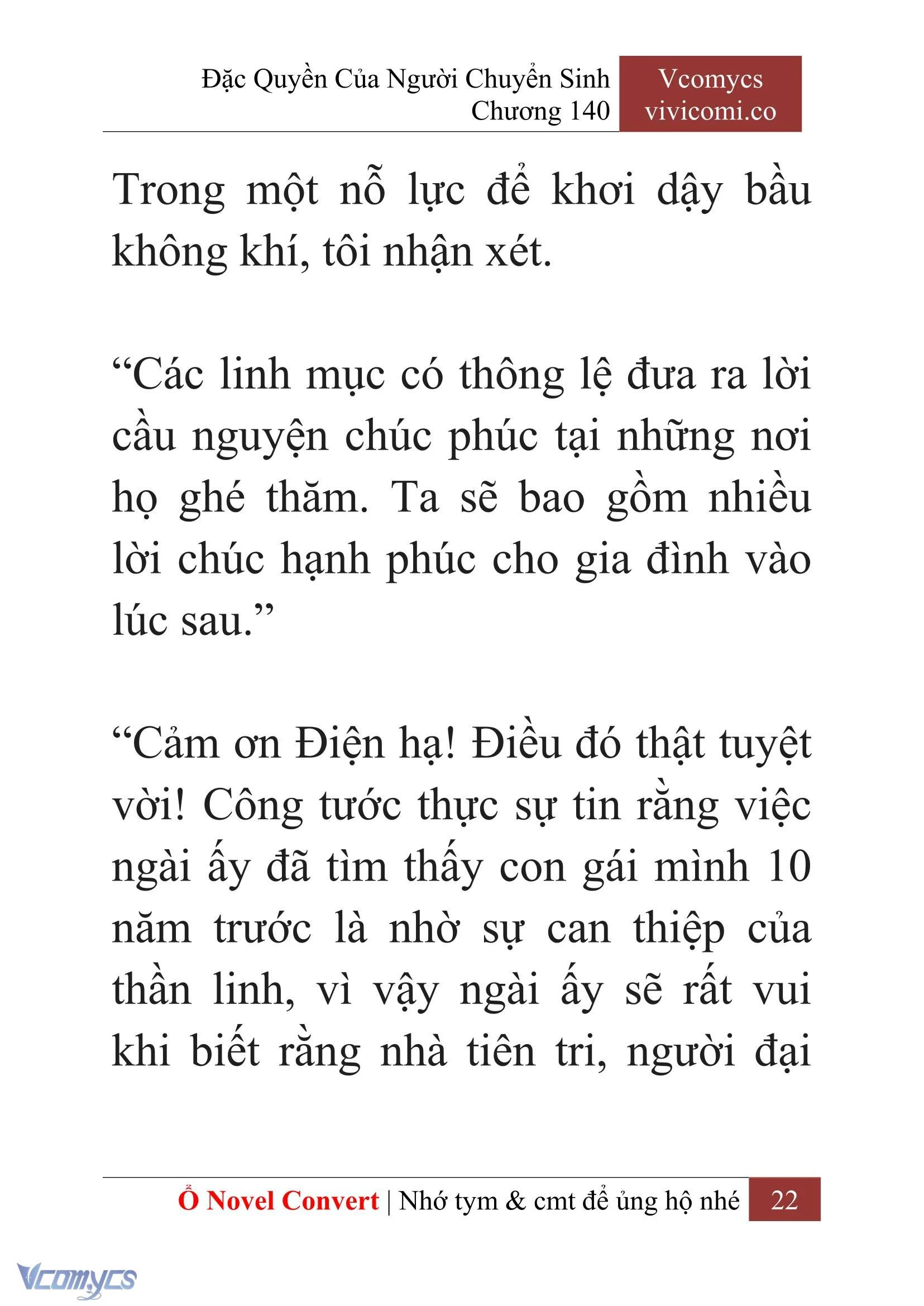 [Novel] Đặc Quyền Của Người Chuyển Sinh Chapter  140 - 24