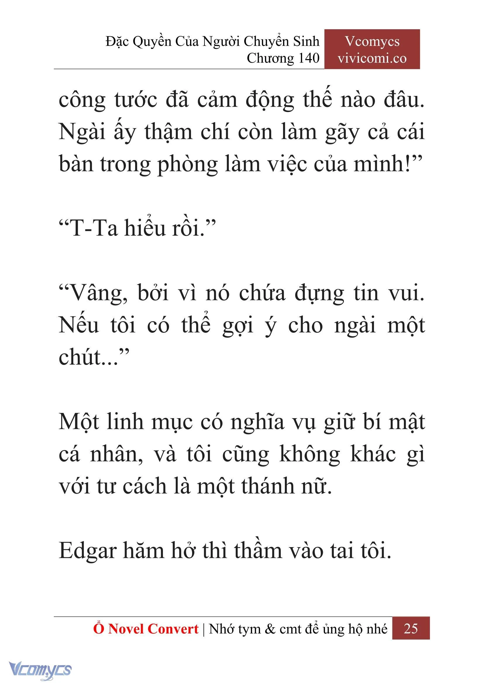 [Novel] Đặc Quyền Của Người Chuyển Sinh Chapter  140 - 27