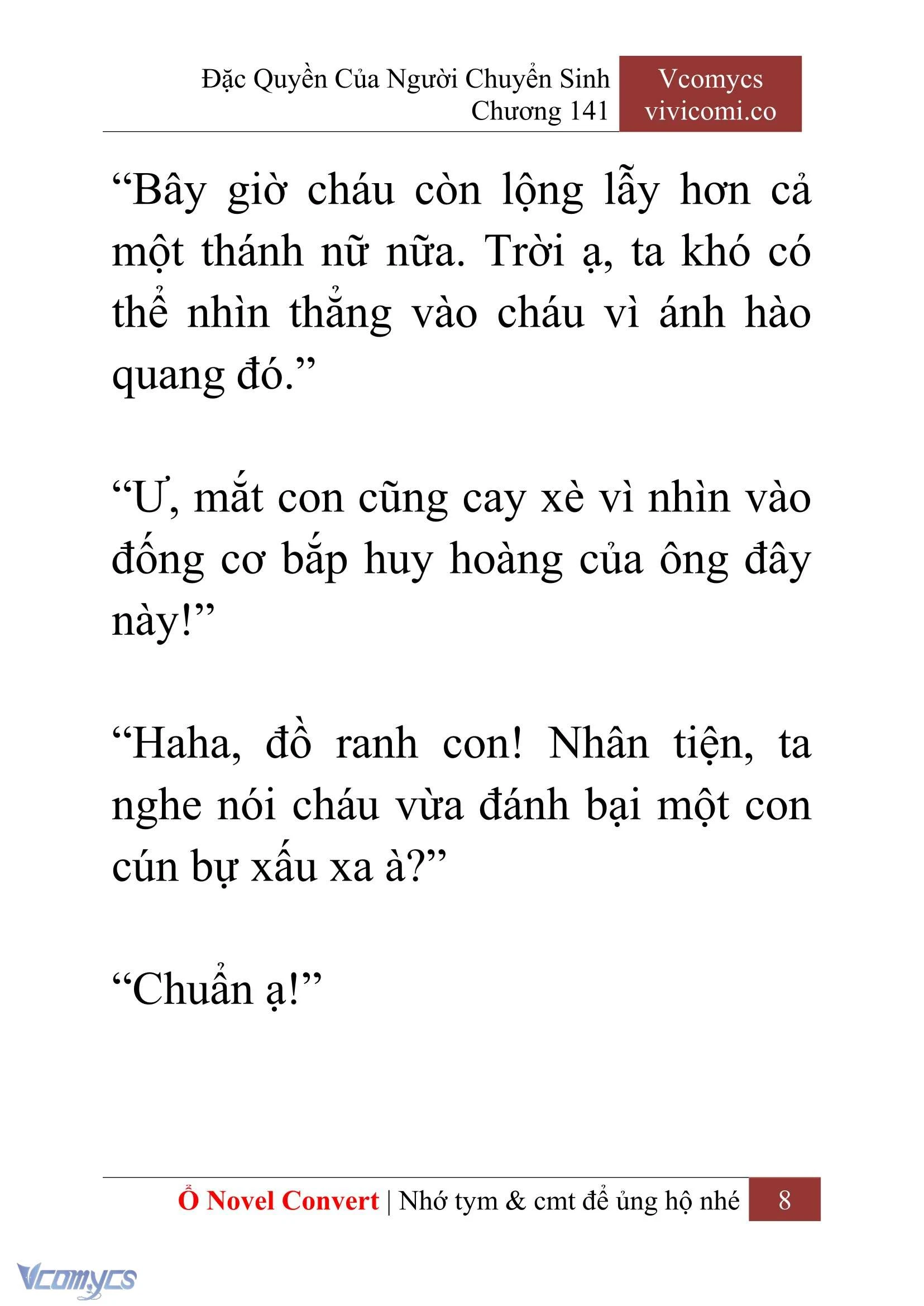 [Novel] Đặc Quyền Của Người Chuyển Sinh Chapter  141 - 10