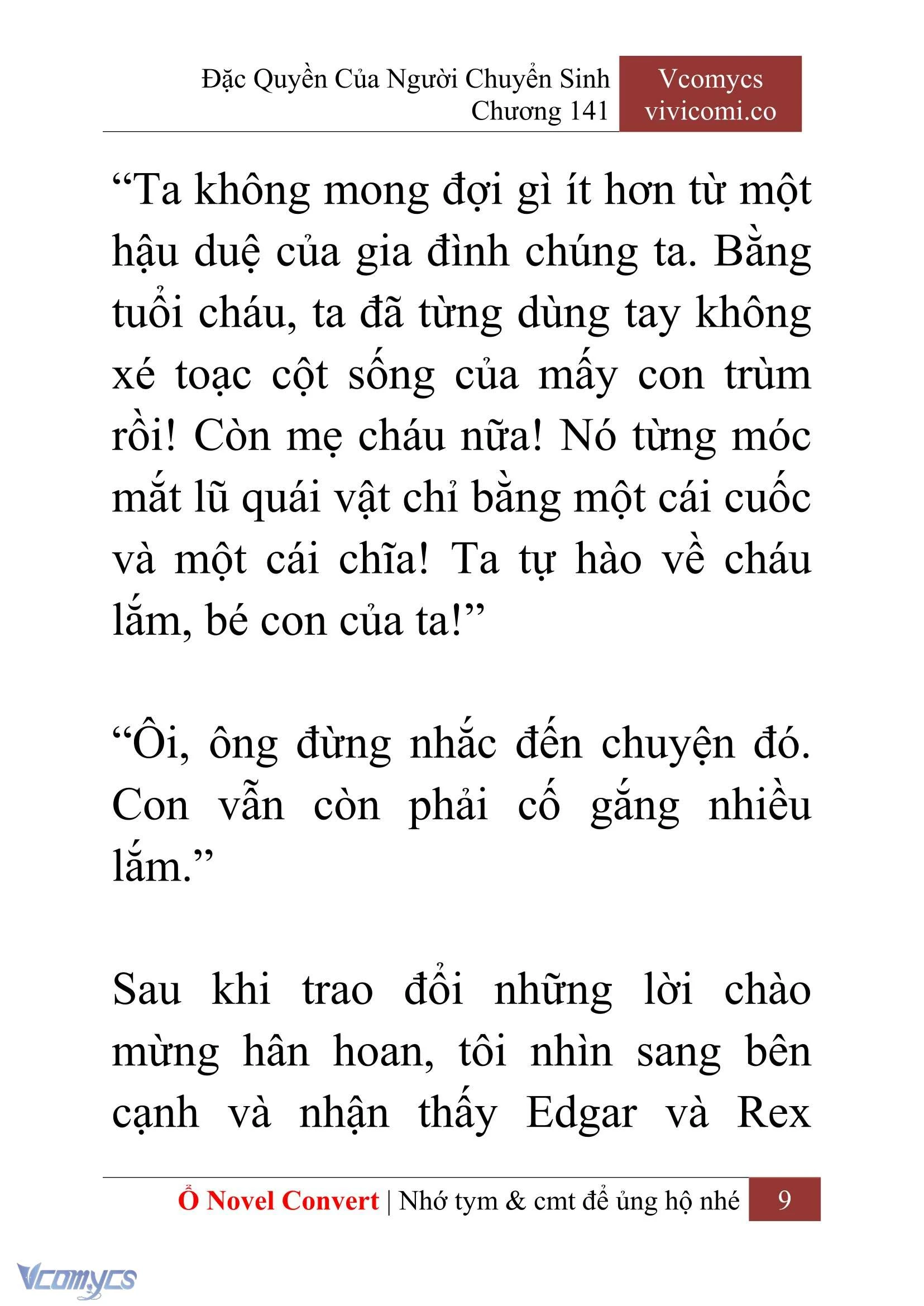 [Novel] Đặc Quyền Của Người Chuyển Sinh Chapter  141 - 11