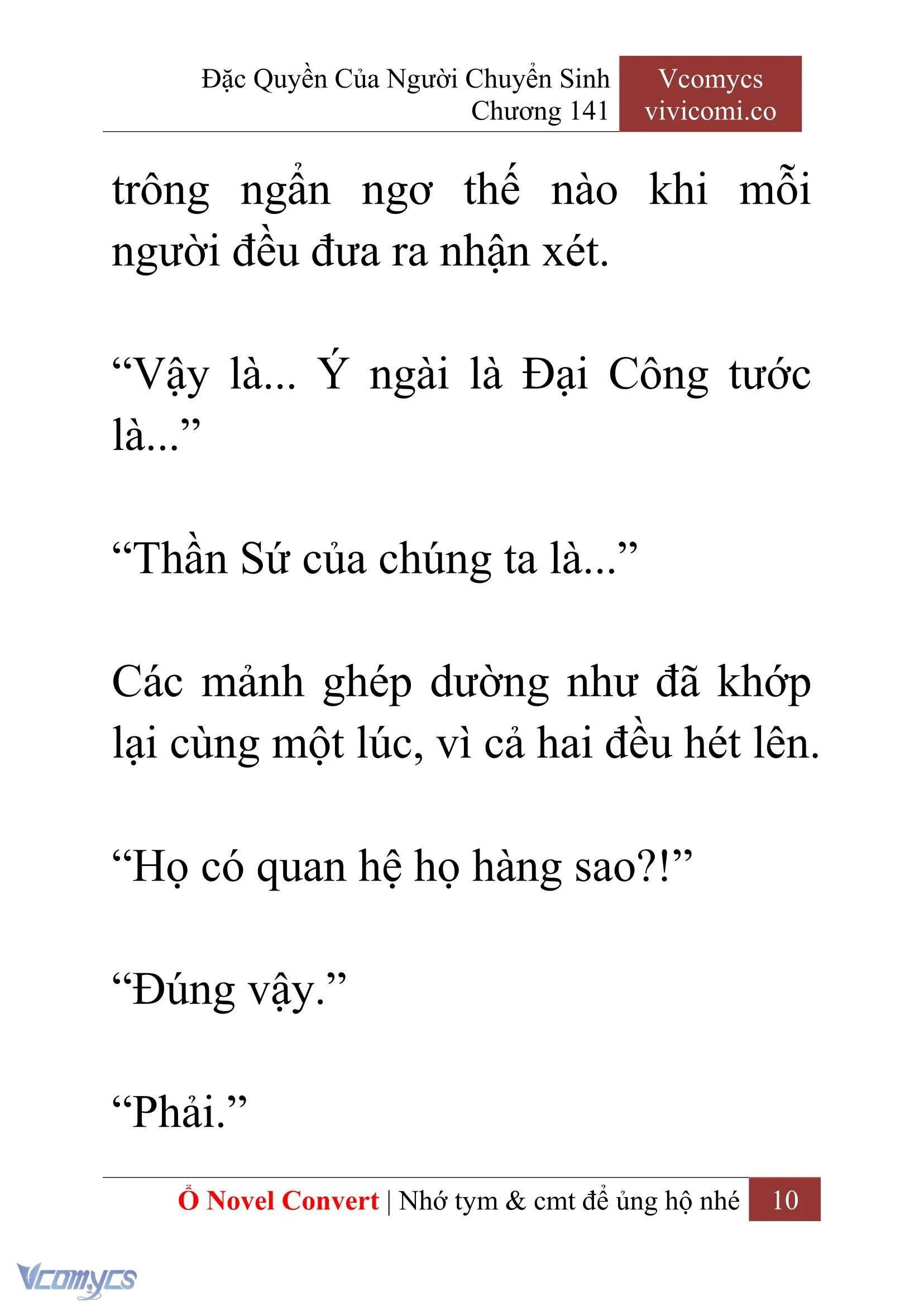 [Novel] Đặc Quyền Của Người Chuyển Sinh Chapter  141 - 12