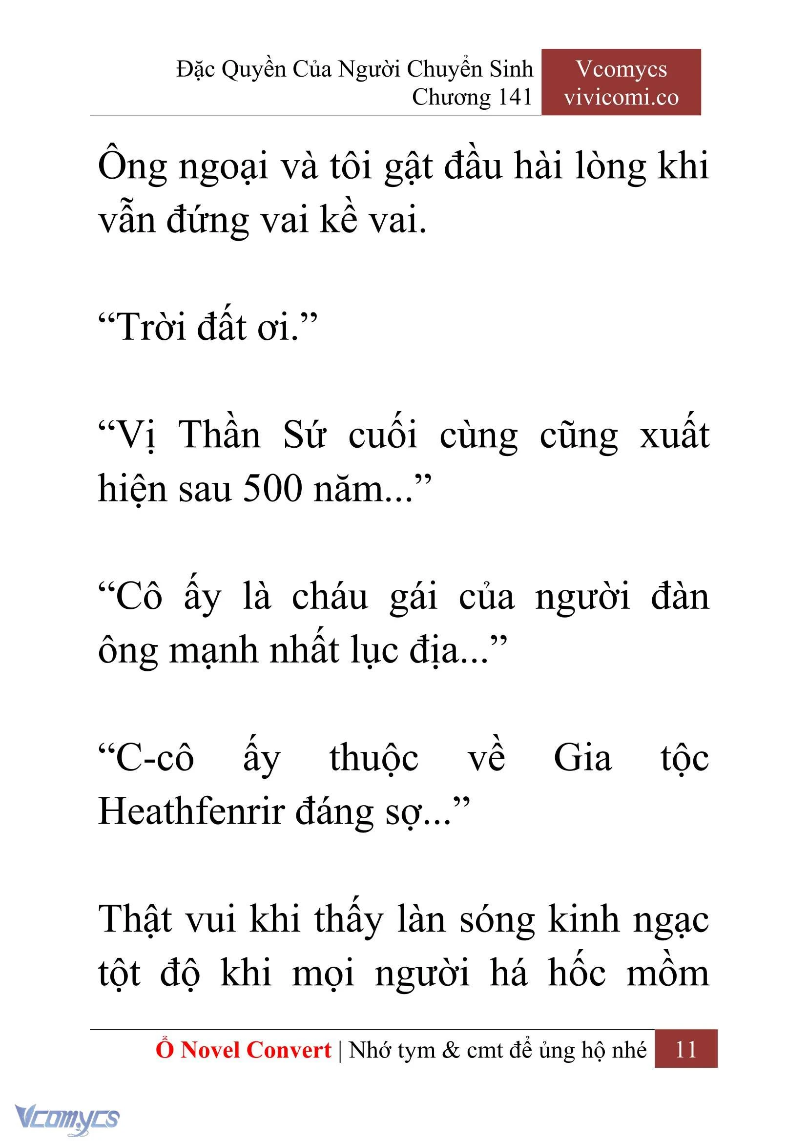 [Novel] Đặc Quyền Của Người Chuyển Sinh Chapter  141 - 13