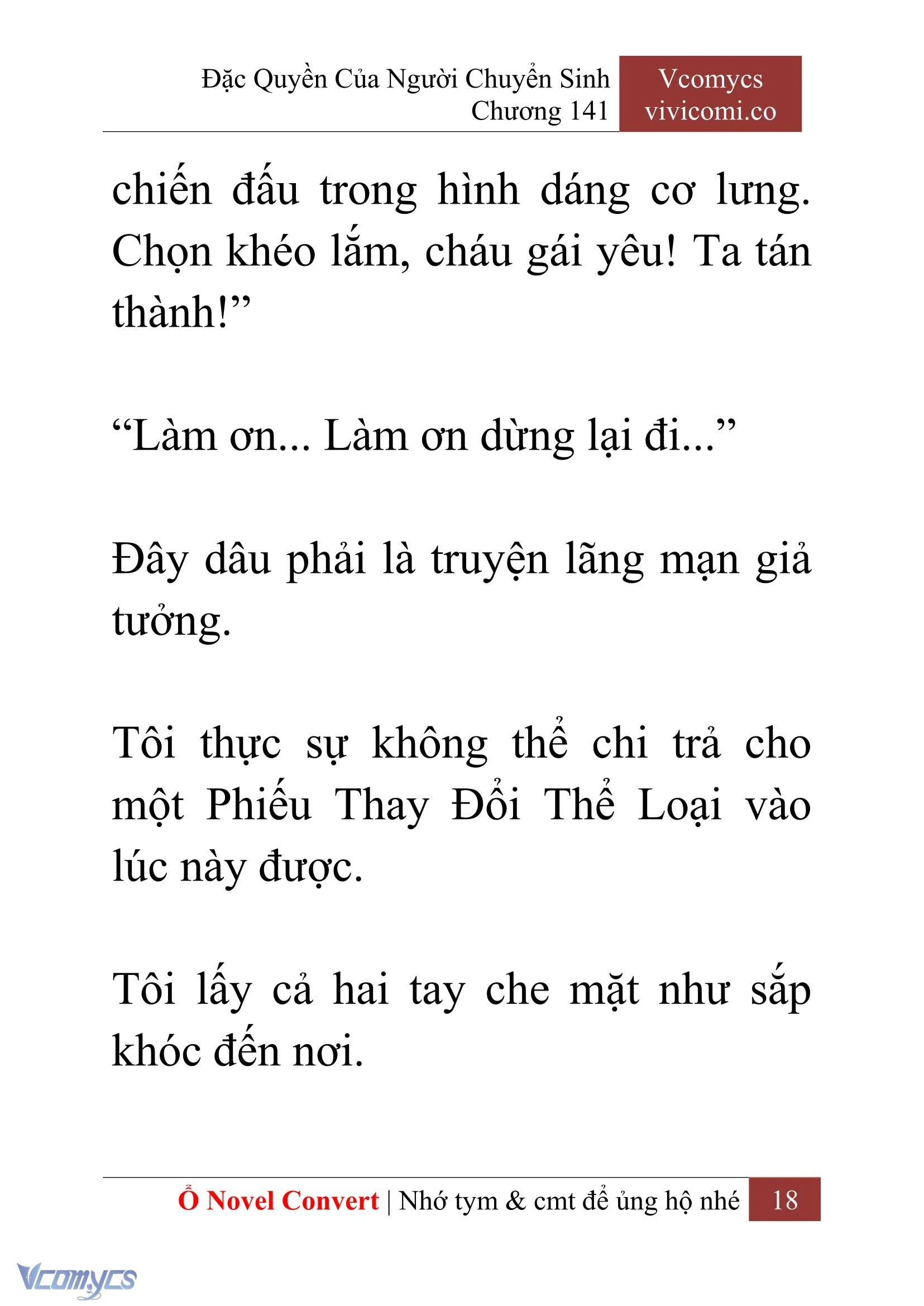 [Novel] Đặc Quyền Của Người Chuyển Sinh Chapter  141 - 20