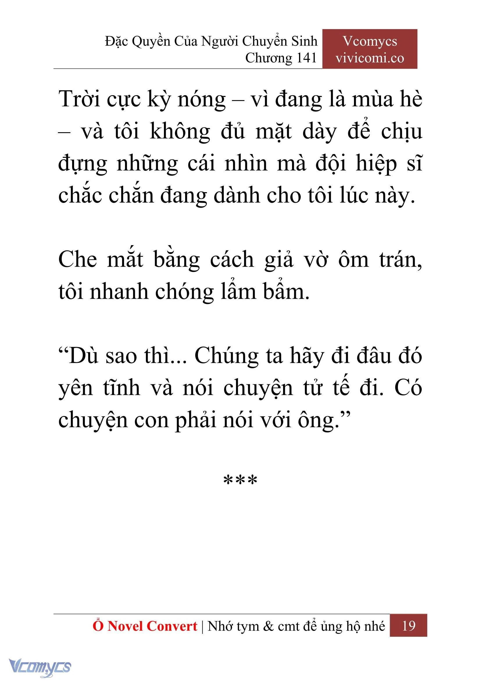 [Novel] Đặc Quyền Của Người Chuyển Sinh Chapter  141 - 21