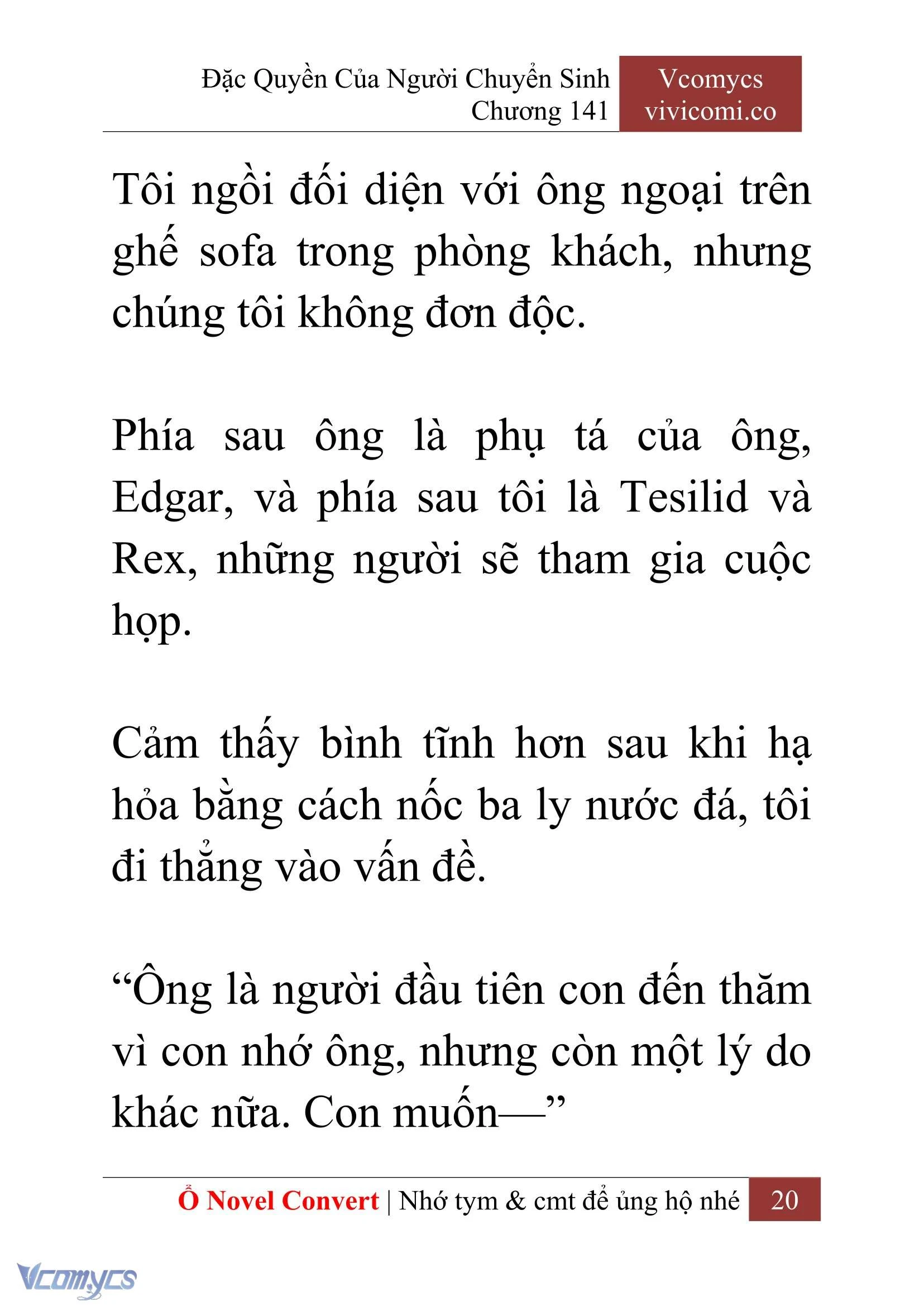 [Novel] Đặc Quyền Của Người Chuyển Sinh Chapter  141 - 22