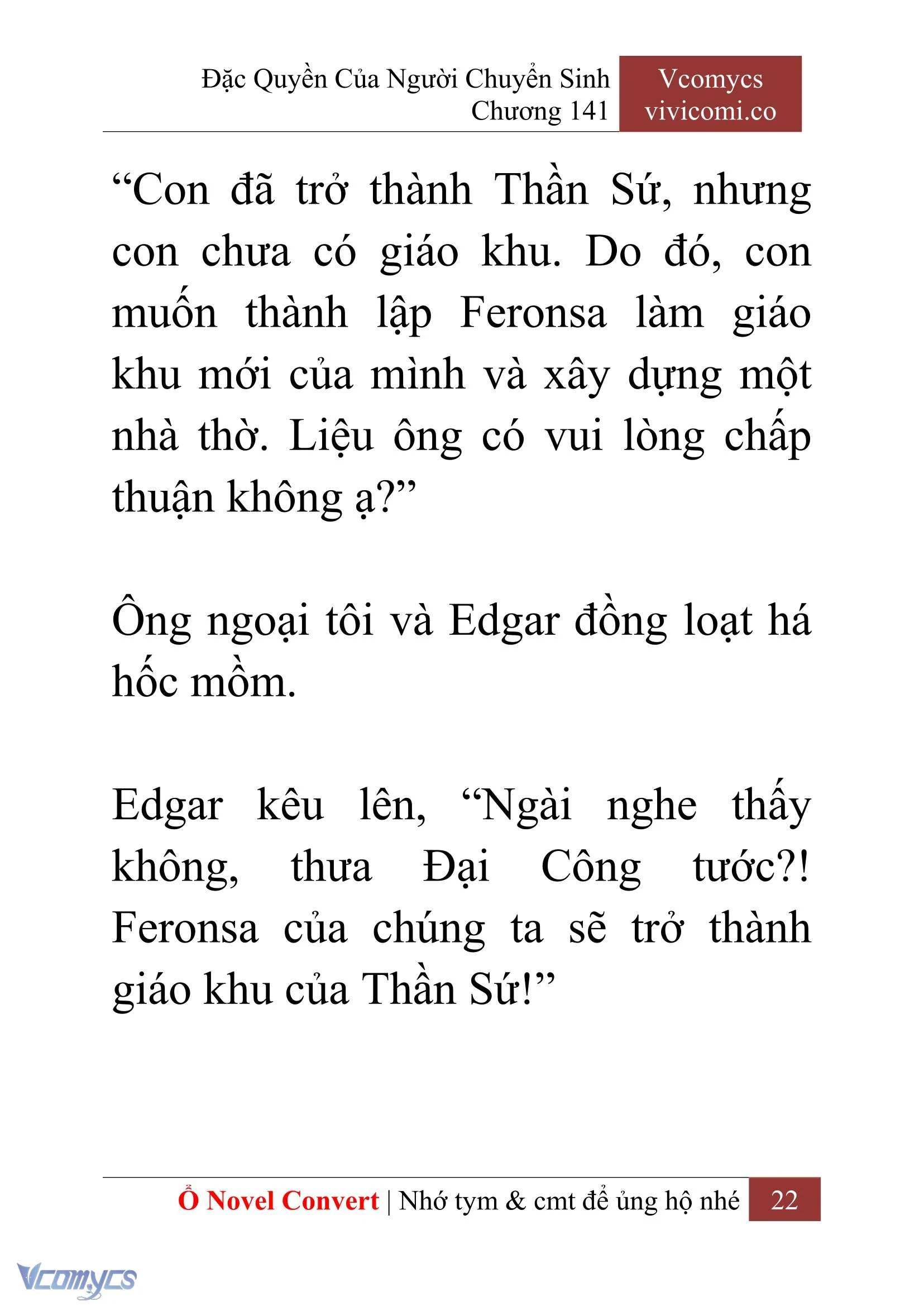 [Novel] Đặc Quyền Của Người Chuyển Sinh Chapter  141 - 24