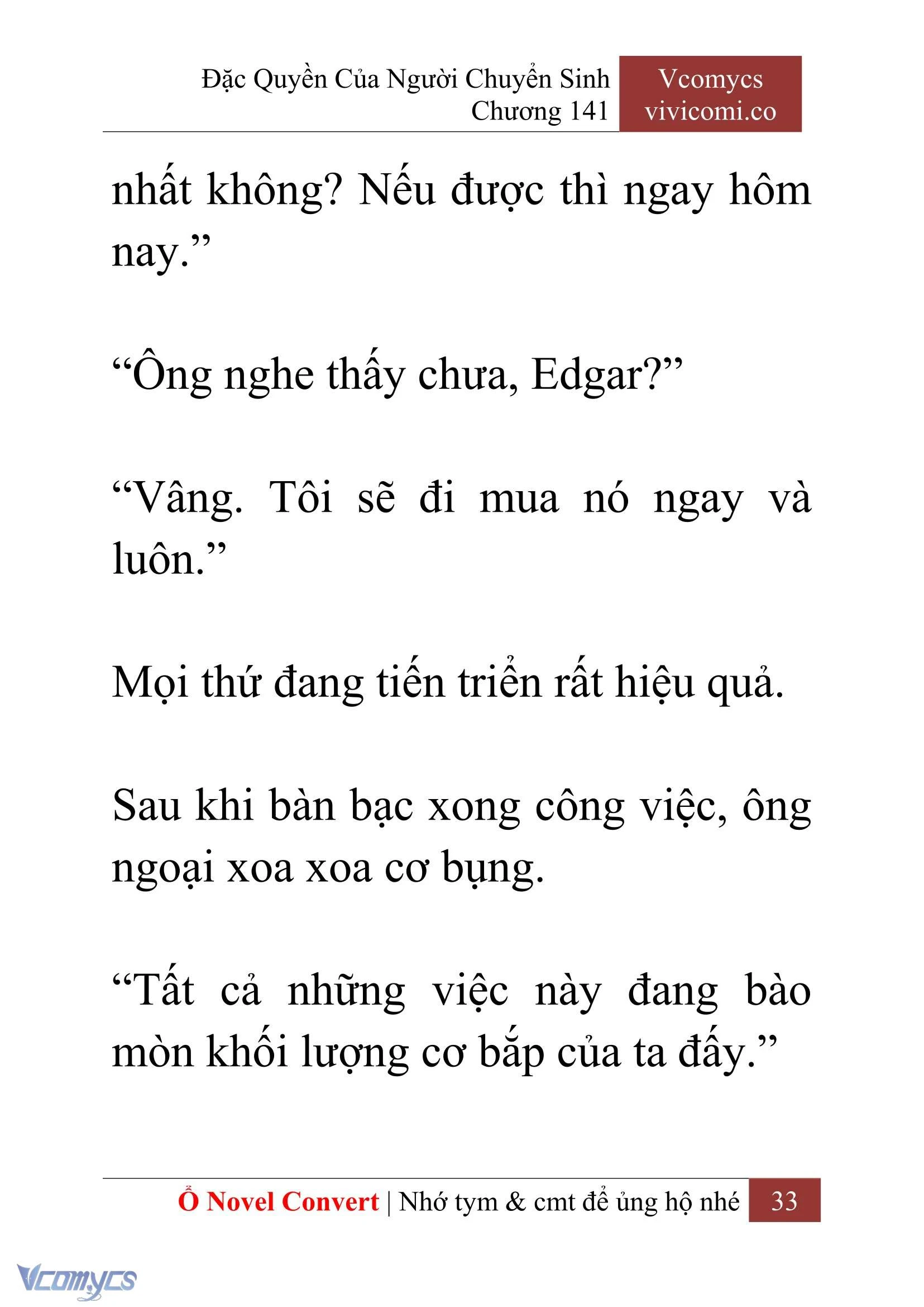 [Novel] Đặc Quyền Của Người Chuyển Sinh Chapter  141 - 35