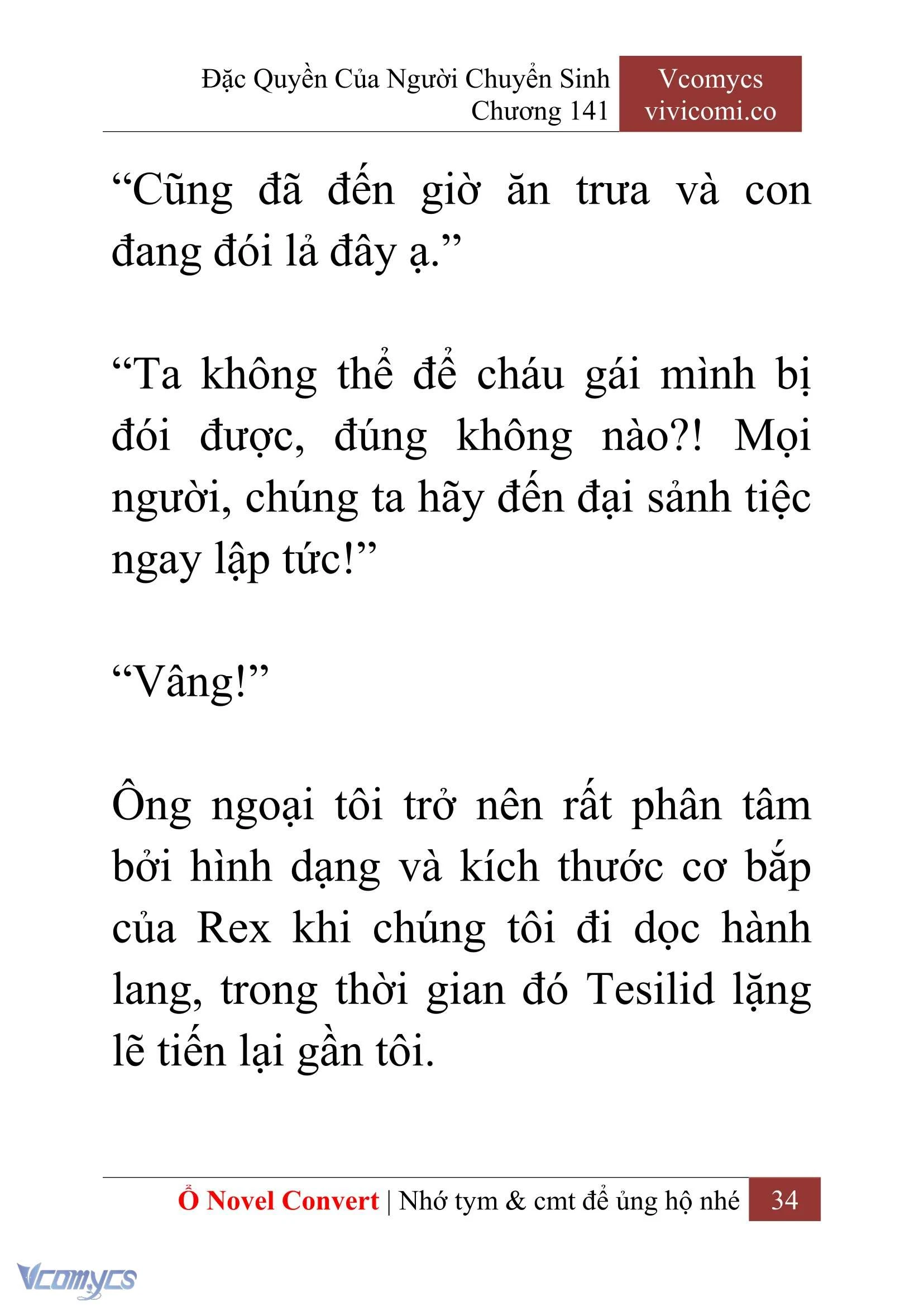 [Novel] Đặc Quyền Của Người Chuyển Sinh Chapter  141 - 36