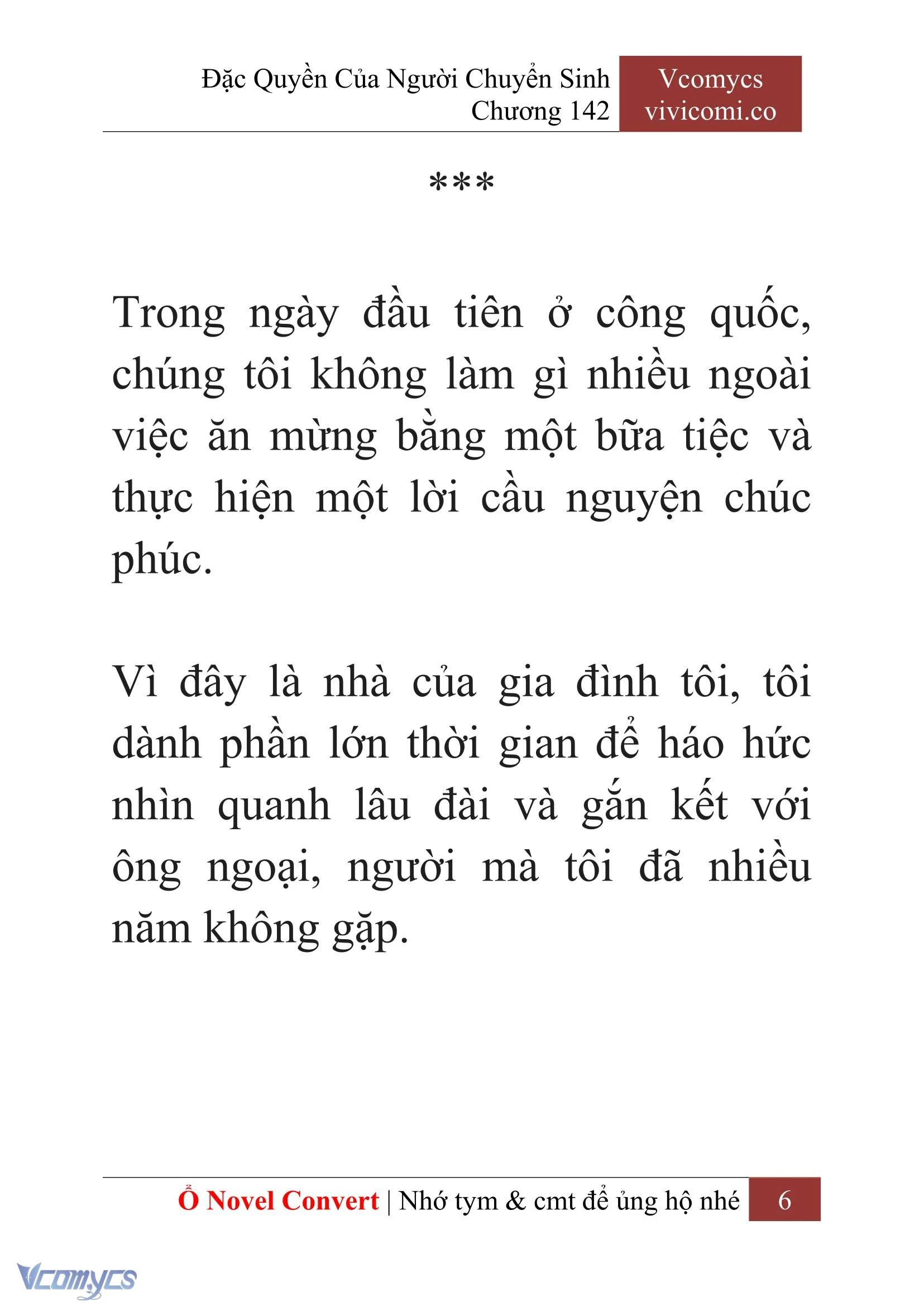 [Novel] Đặc Quyền Của Người Chuyển Sinh Chapter  142 - 8