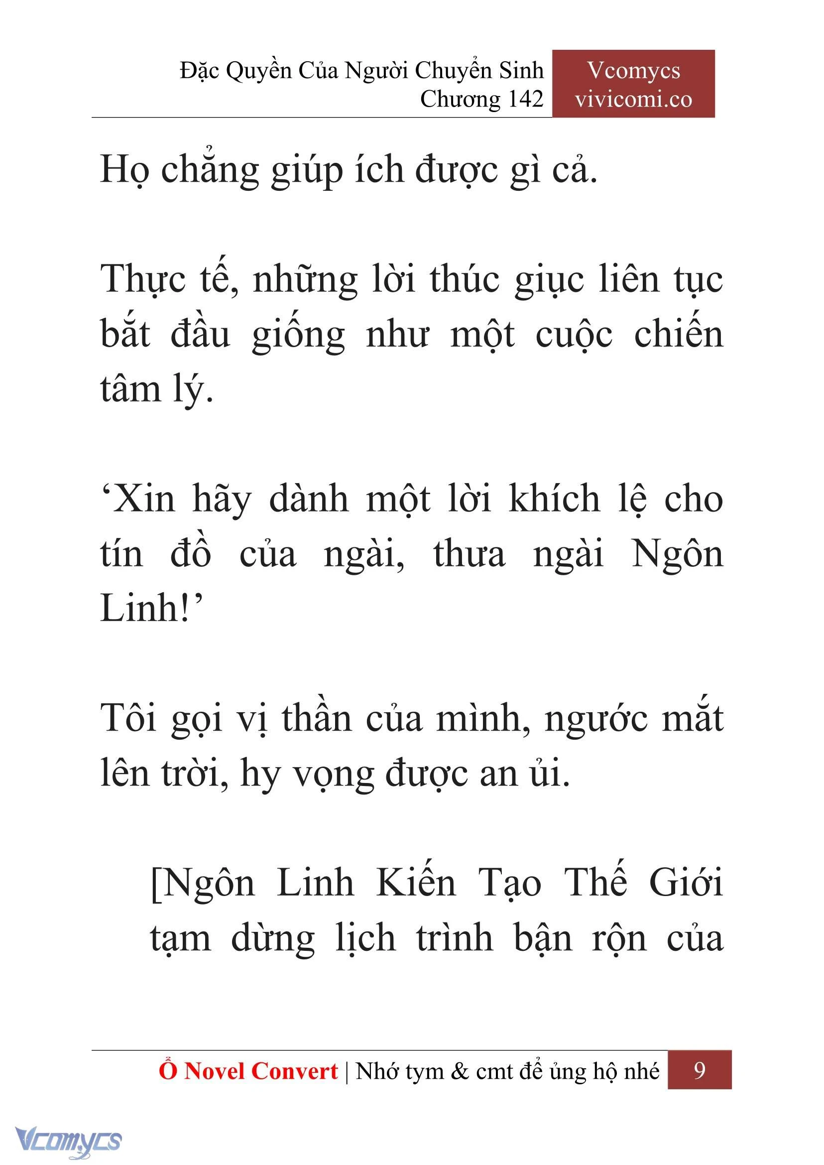 [Novel] Đặc Quyền Của Người Chuyển Sinh Chapter  142 - 11