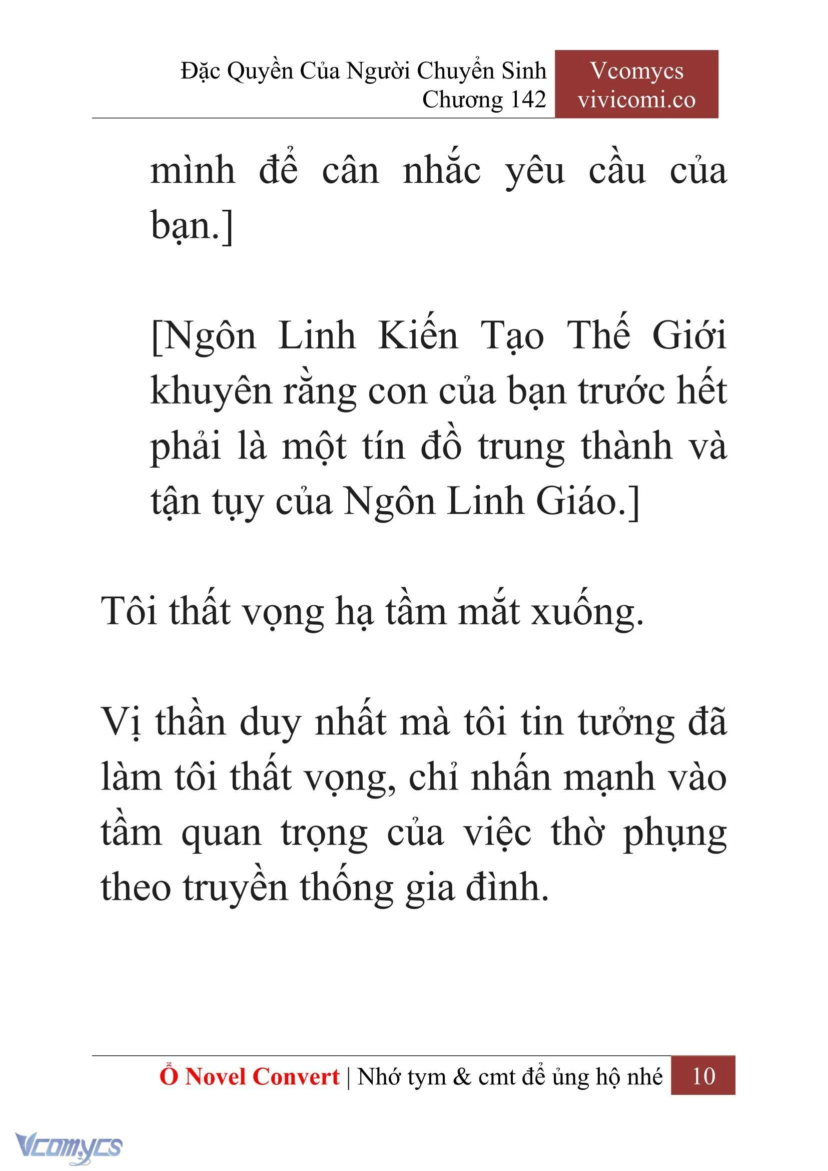 [Novel] Đặc Quyền Của Người Chuyển Sinh Chapter  142 - 12