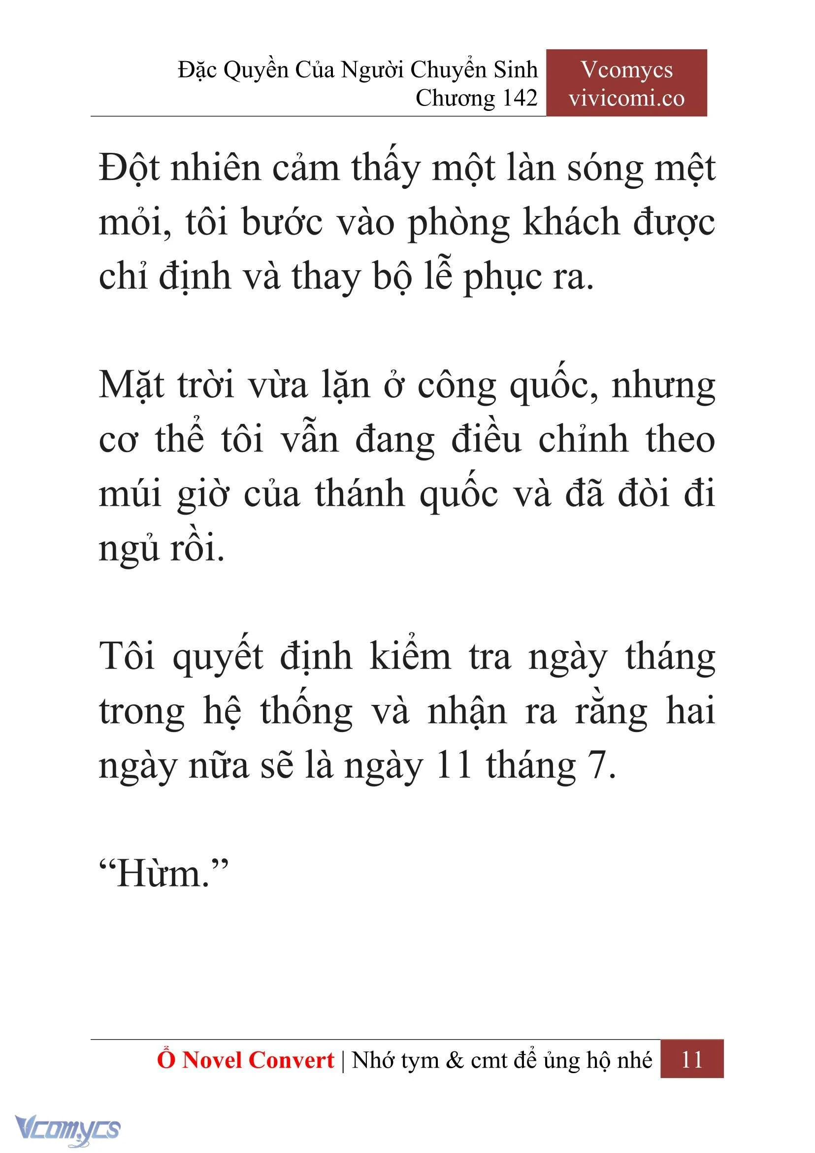 [Novel] Đặc Quyền Của Người Chuyển Sinh Chapter  142 - 13