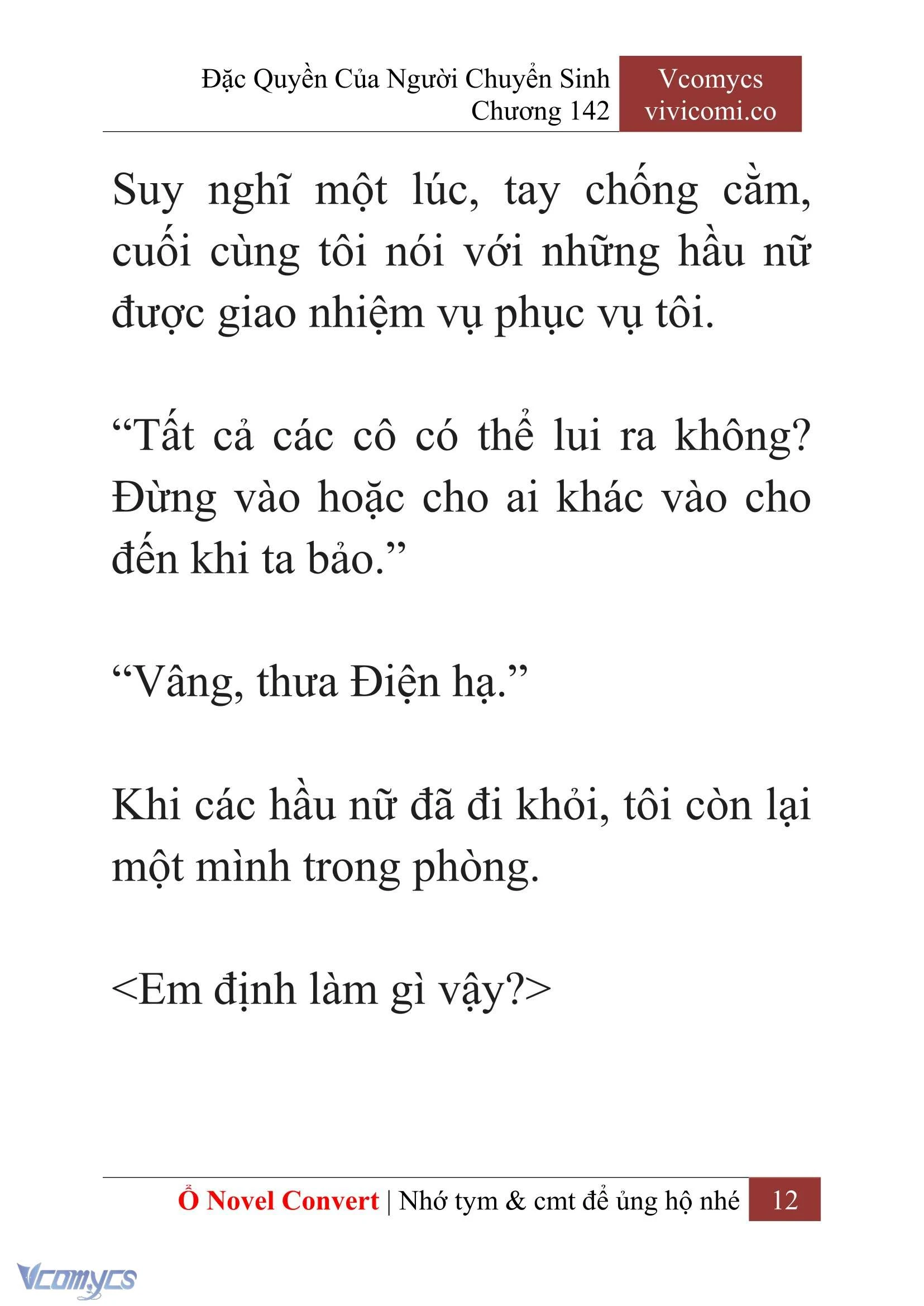 [Novel] Đặc Quyền Của Người Chuyển Sinh Chapter  142 - 14