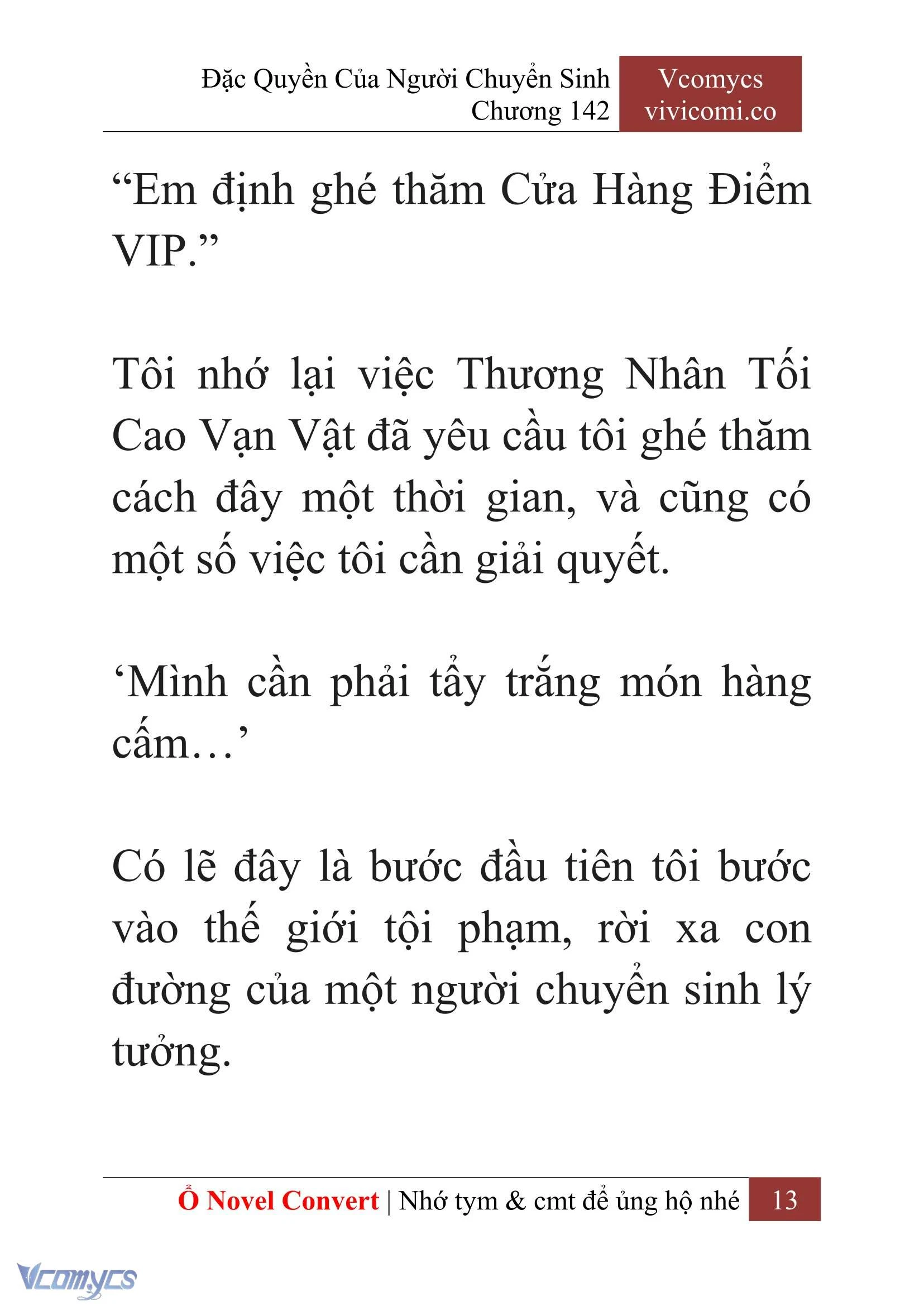 [Novel] Đặc Quyền Của Người Chuyển Sinh Chapter  142 - 15