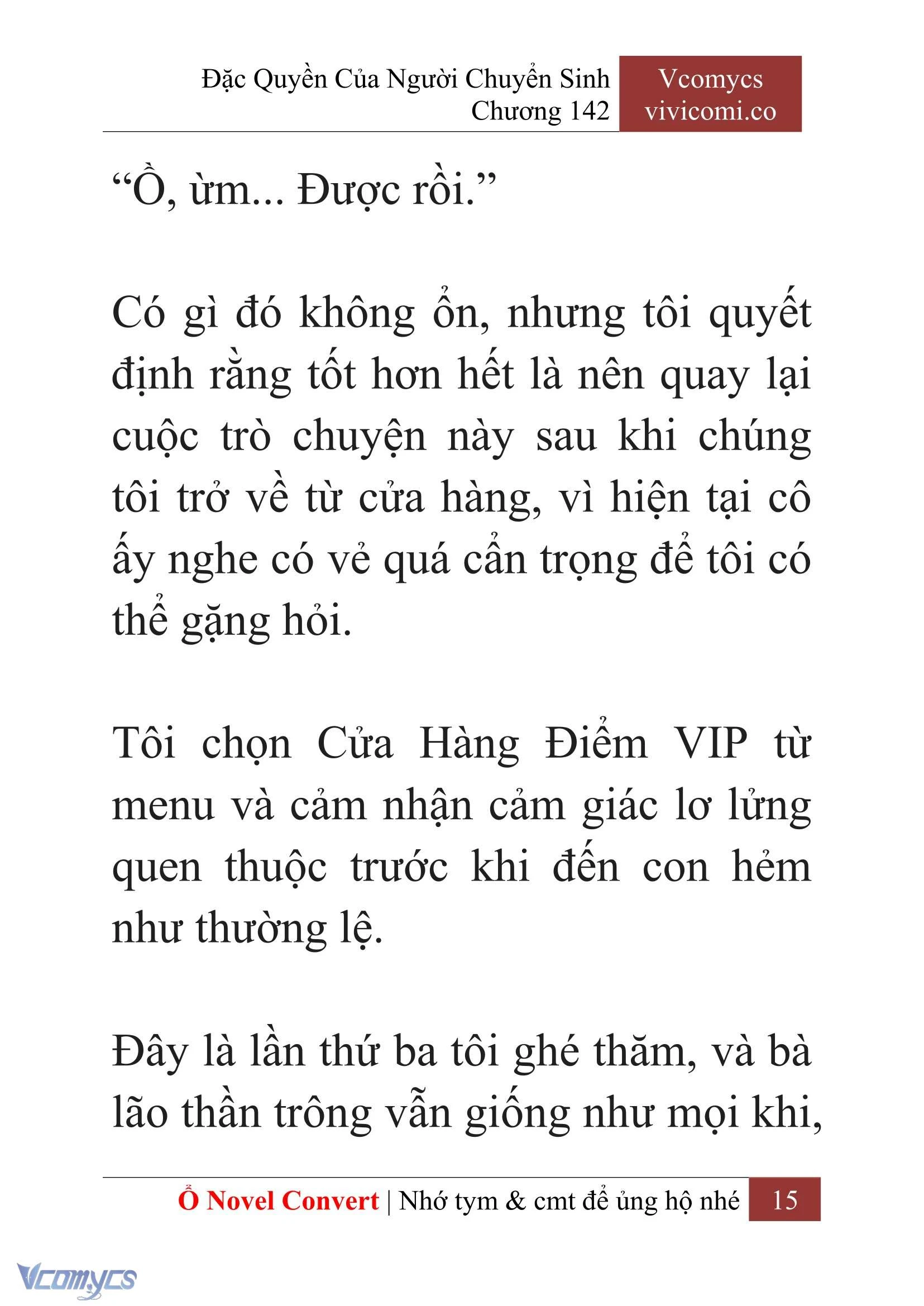 [Novel] Đặc Quyền Của Người Chuyển Sinh Chapter  142 - 17