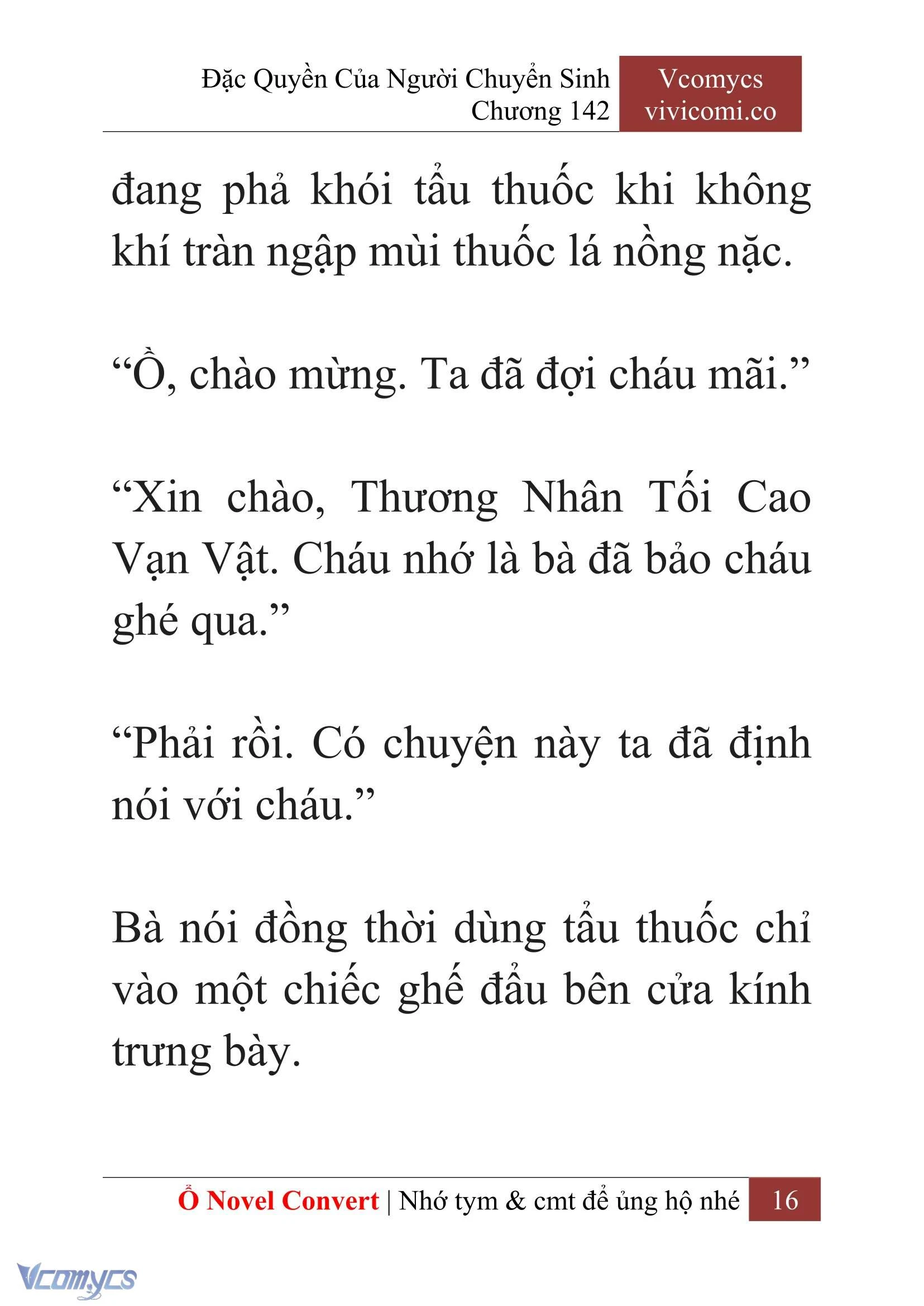 [Novel] Đặc Quyền Của Người Chuyển Sinh Chapter  142 - 18