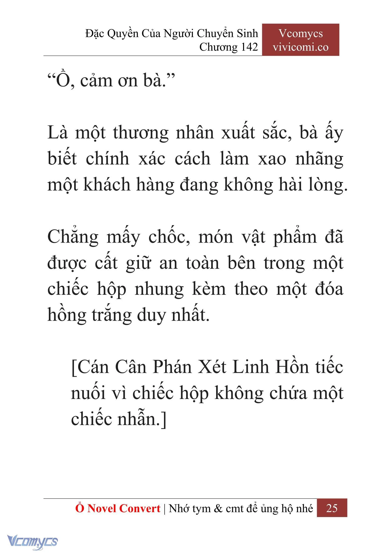[Novel] Đặc Quyền Của Người Chuyển Sinh Chapter  142 - 27