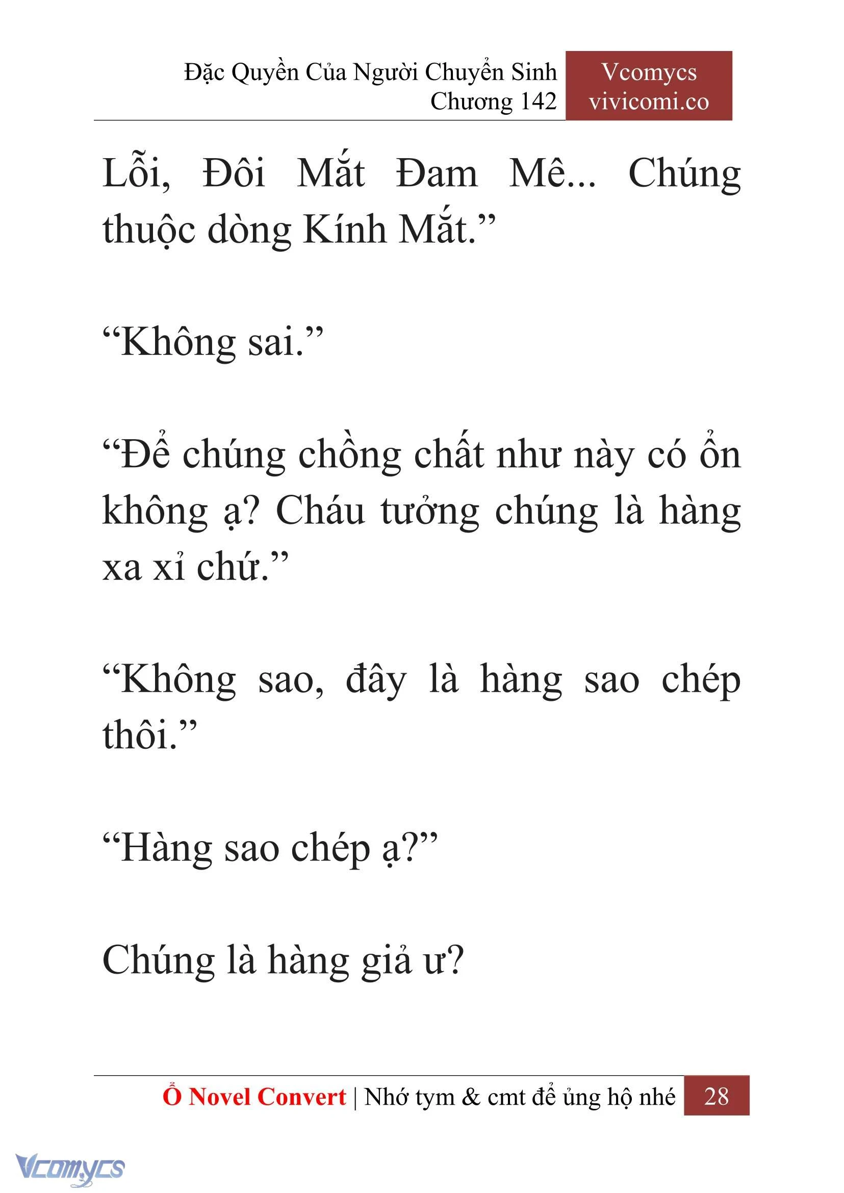 [Novel] Đặc Quyền Của Người Chuyển Sinh Chapter  142 - 30