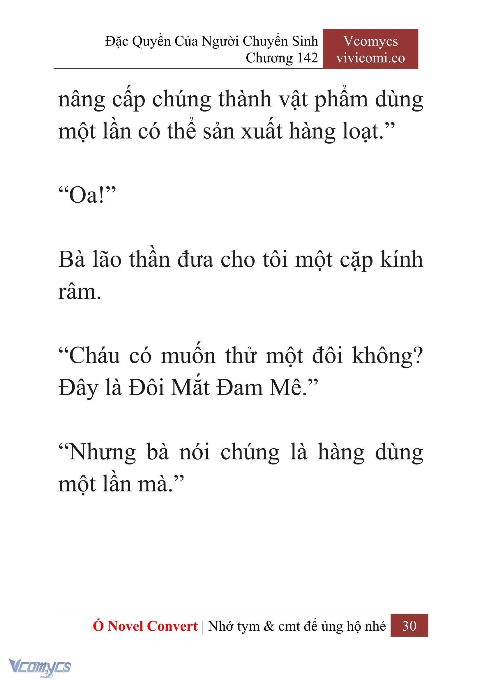 [Novel] Đặc Quyền Của Người Chuyển Sinh Chapter  142 - 32