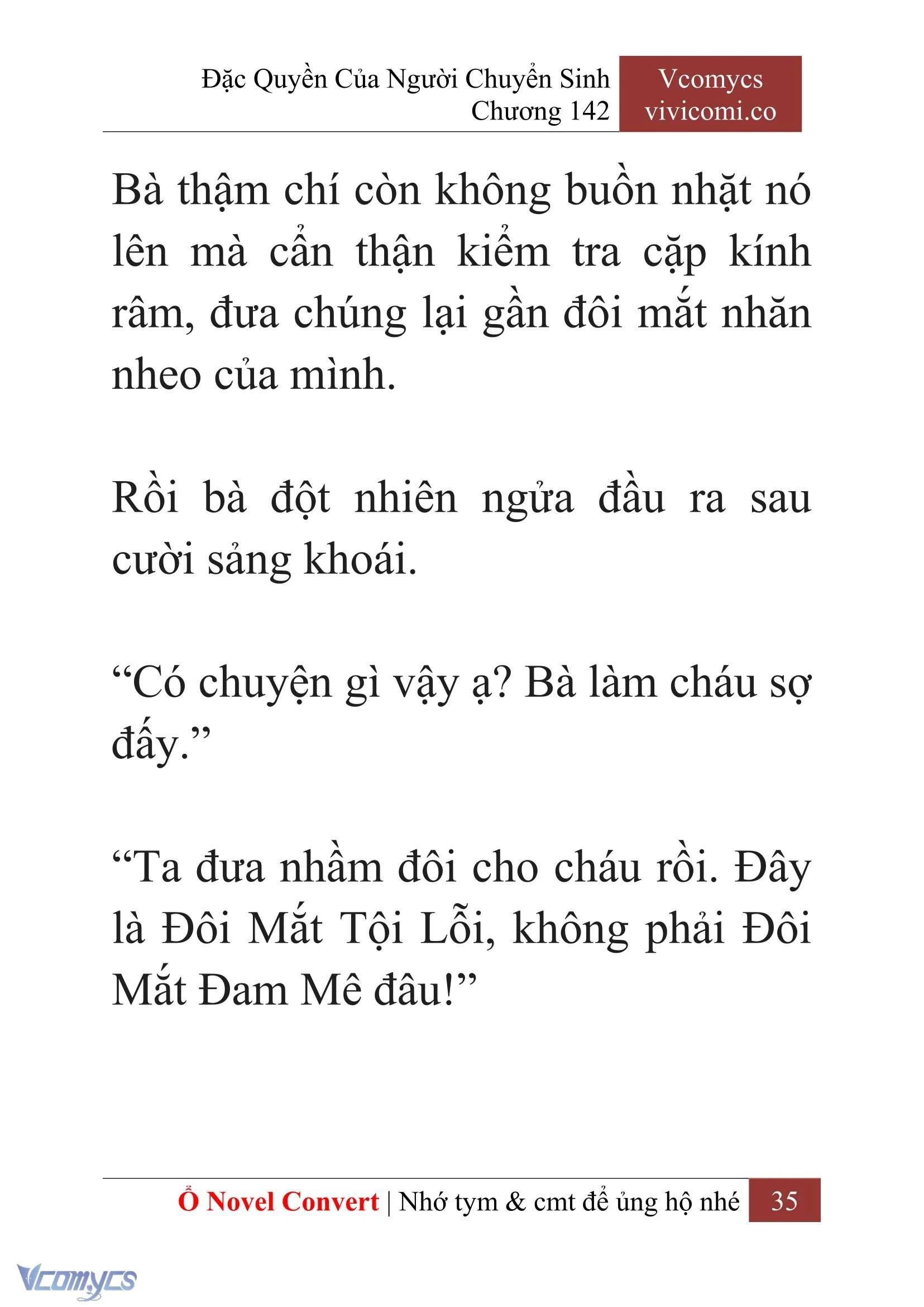 [Novel] Đặc Quyền Của Người Chuyển Sinh Chapter  142 - 37