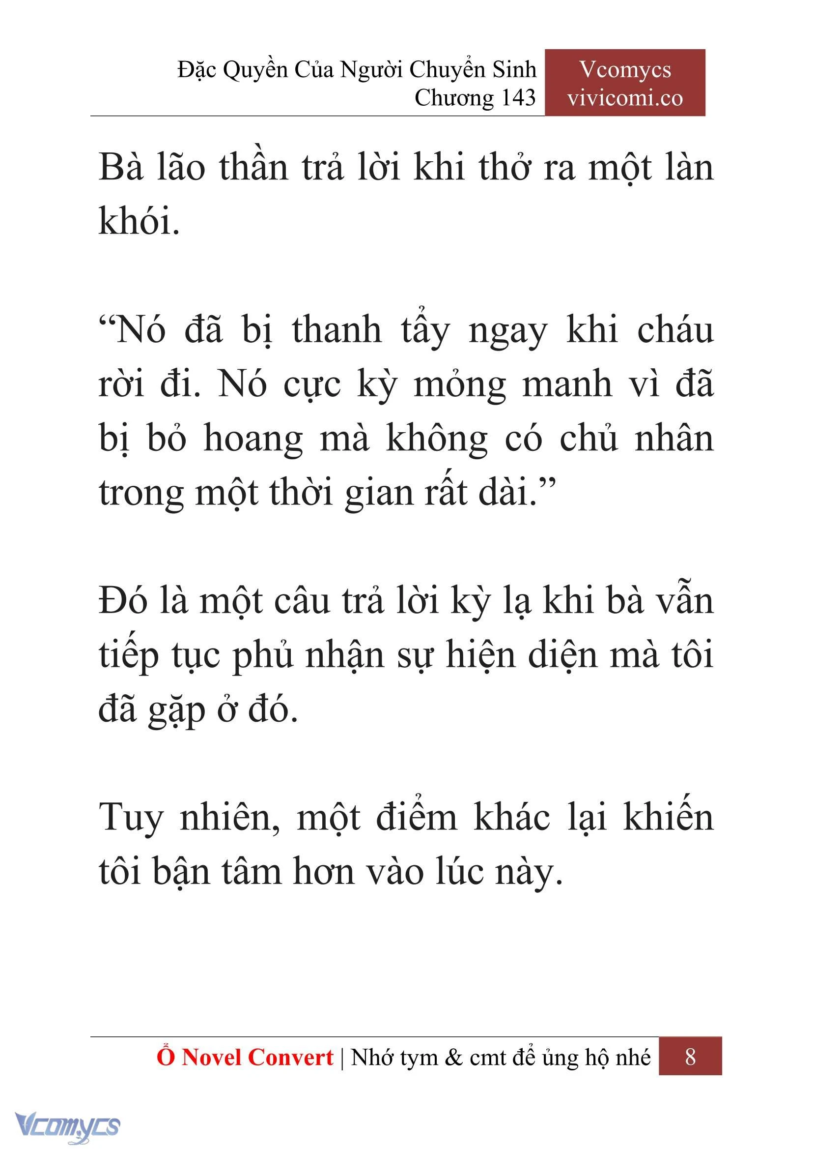 [Novel] Đặc Quyền Của Người Chuyển Sinh Chapter  143 - 10