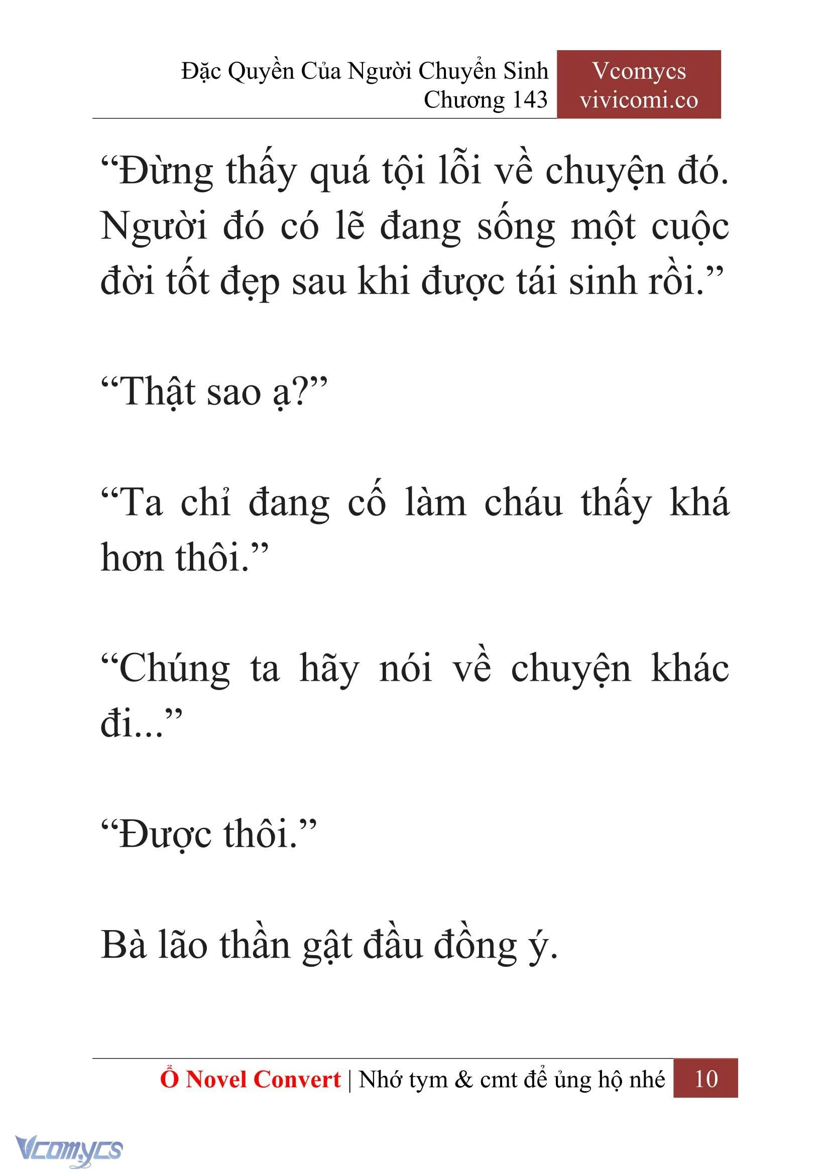 [Novel] Đặc Quyền Của Người Chuyển Sinh Chapter  143 - 12