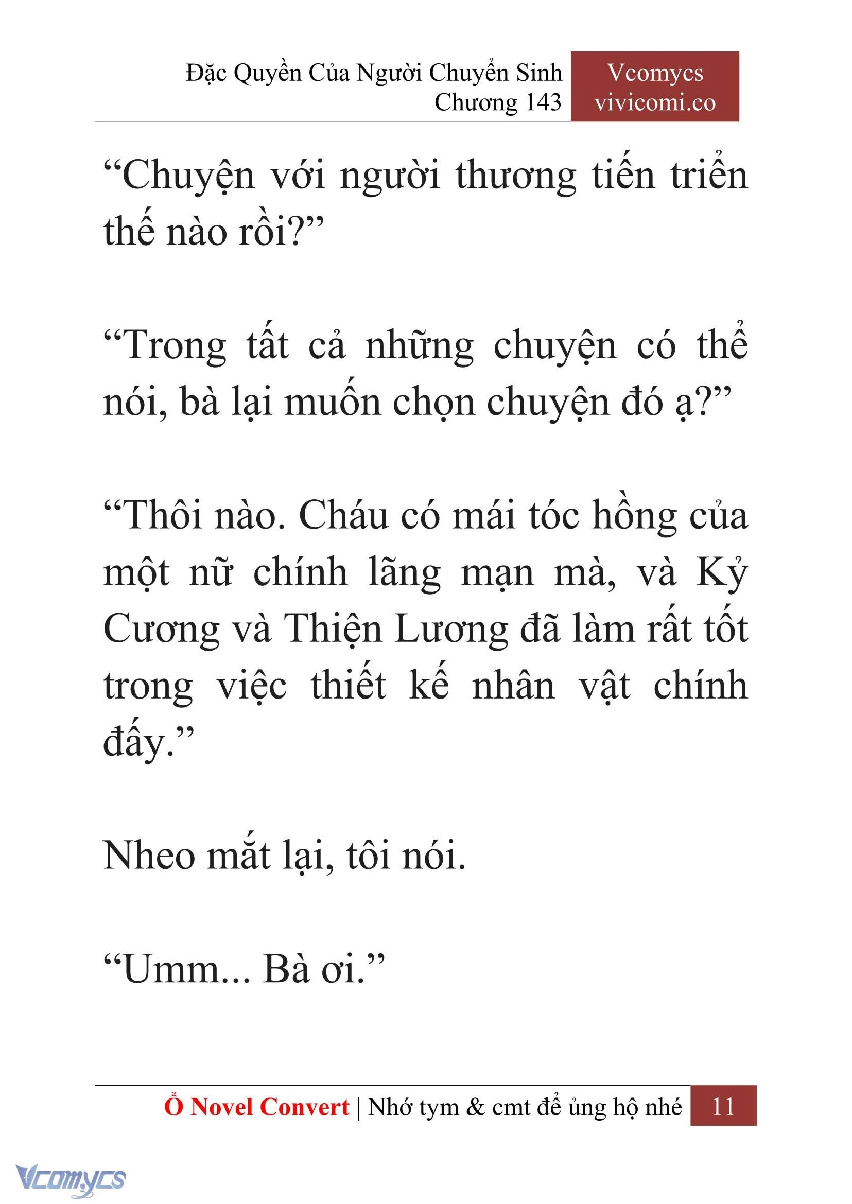 [Novel] Đặc Quyền Của Người Chuyển Sinh Chapter  143 - 13