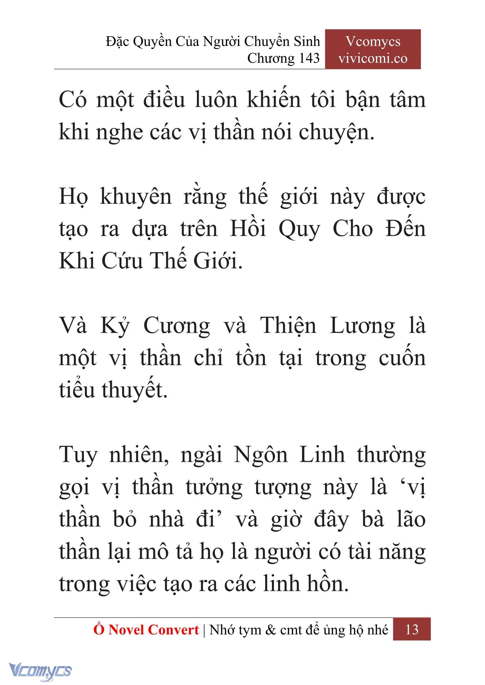 [Novel] Đặc Quyền Của Người Chuyển Sinh Chapter  143 - 15