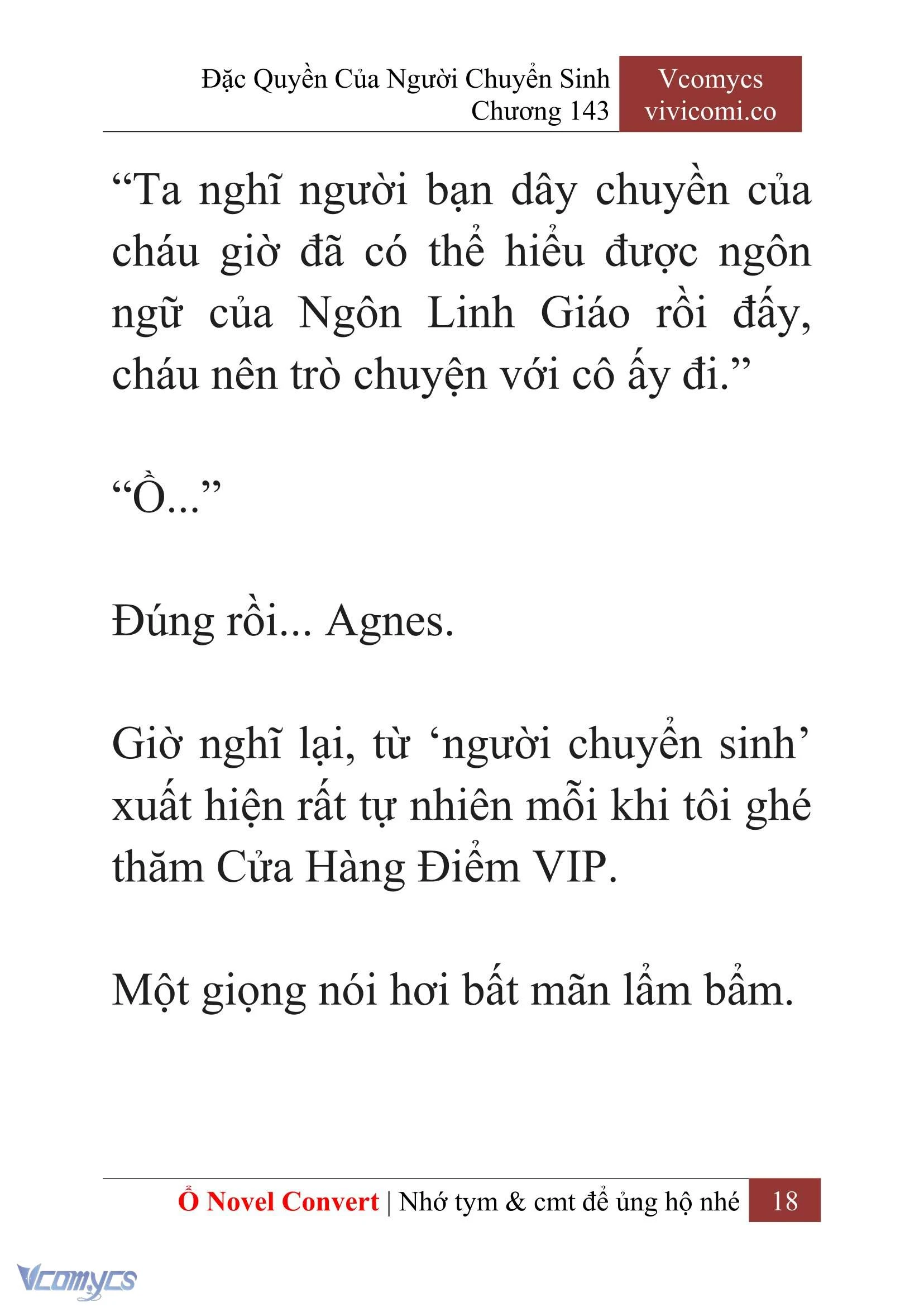 [Novel] Đặc Quyền Của Người Chuyển Sinh Chapter  143 - 20